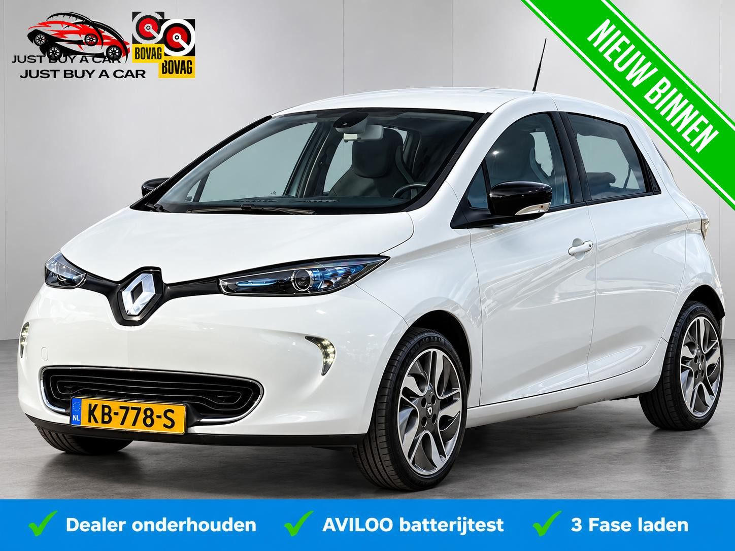 Renault Zoe Q210 Zen Quickcharge 22 kWh (ex Accu) 2016 - voorkant