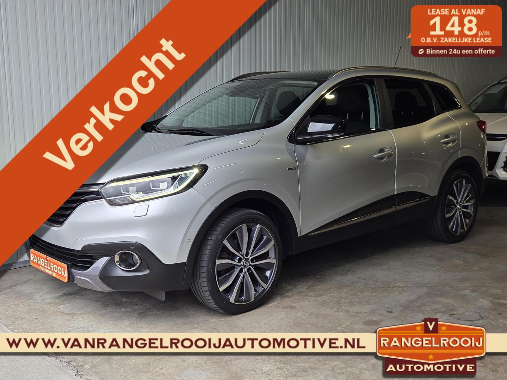 Renault Kadjar 1.2 TCe Bose, trekh., pano, leer, stoelverw., clima 2016 - voorkant