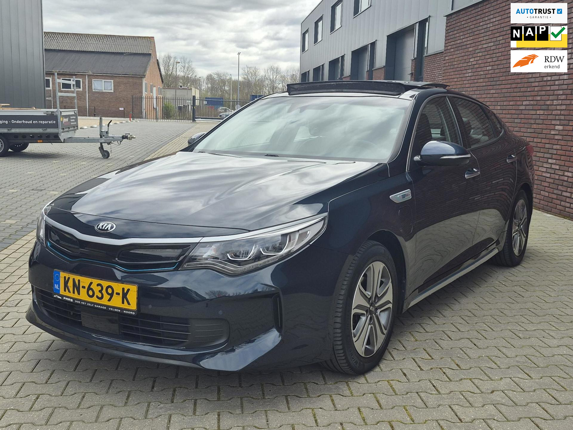 Kia Optima 2.0 GDI PHEV Business ExecutiveLine 2016 - voorkant