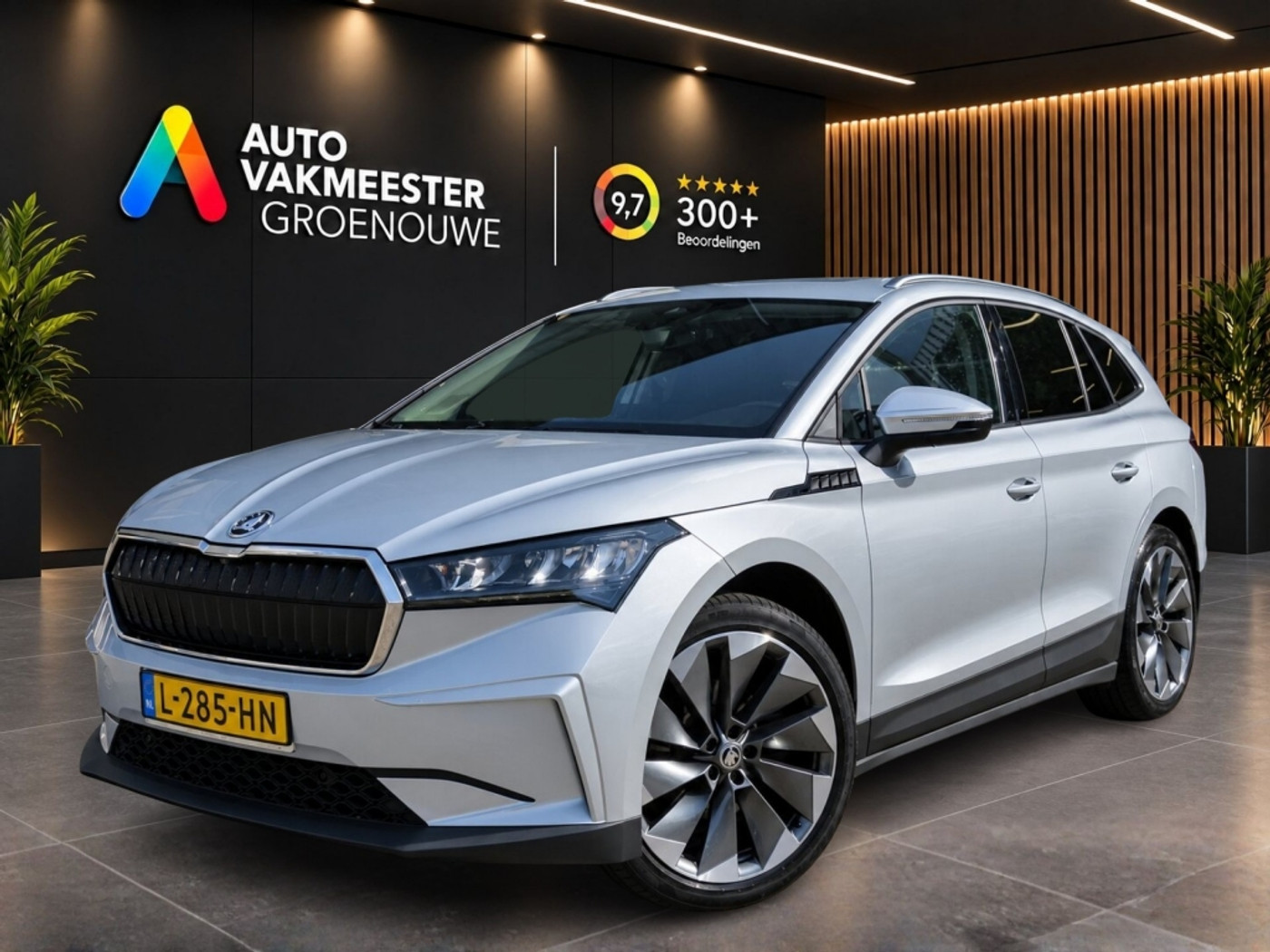 Skoda Enyaq 60 60 FIRST EDT. / soh 94% / Leder / Pano / 21 Inch / Stoelverw. / BOVAG garantie 2021 - voorkant