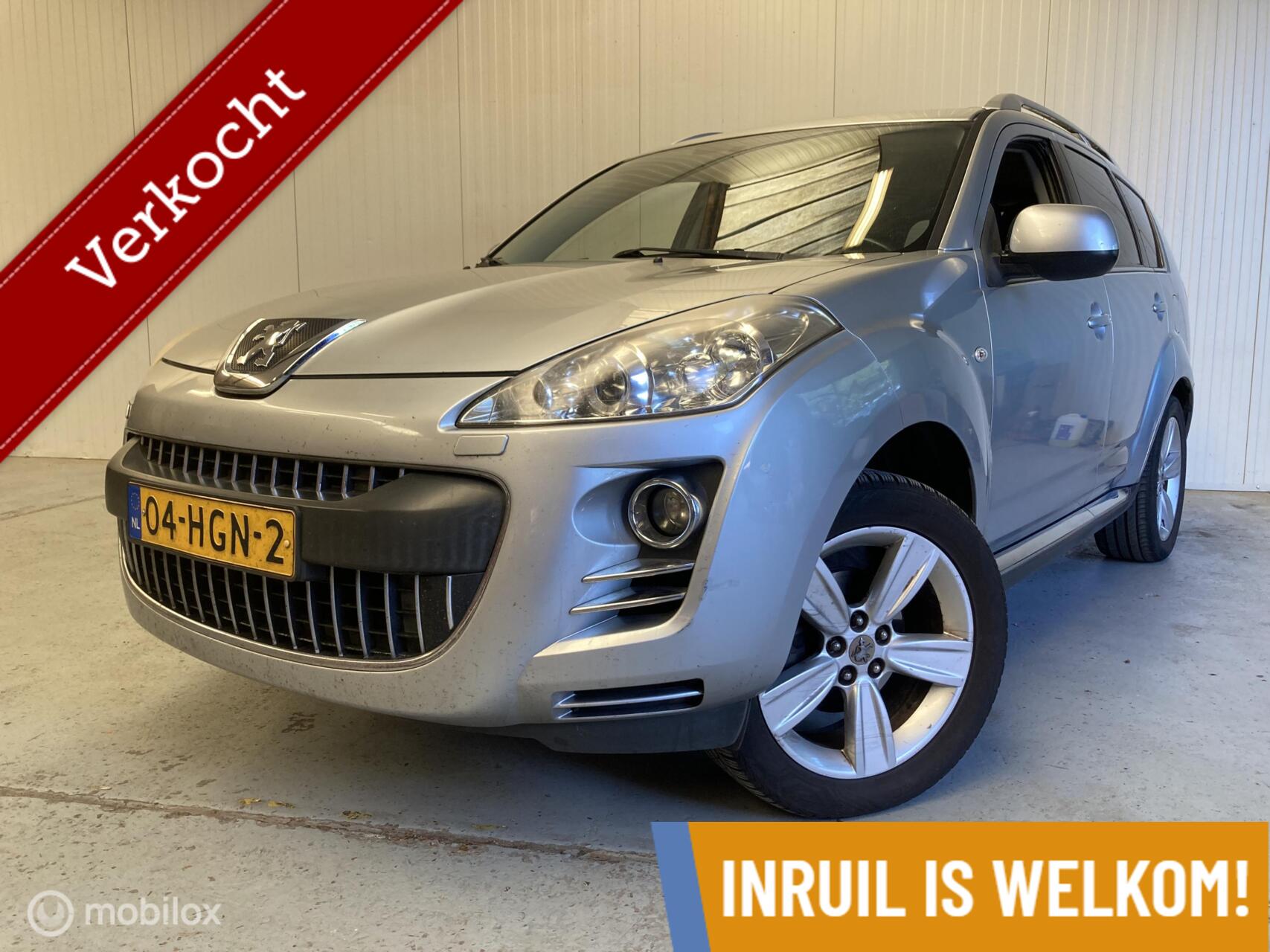 Peugeot 4007 2.4 ST 7p. // AUTOMAAT // NIEUWE APK // LEER // 2008 - voorkant