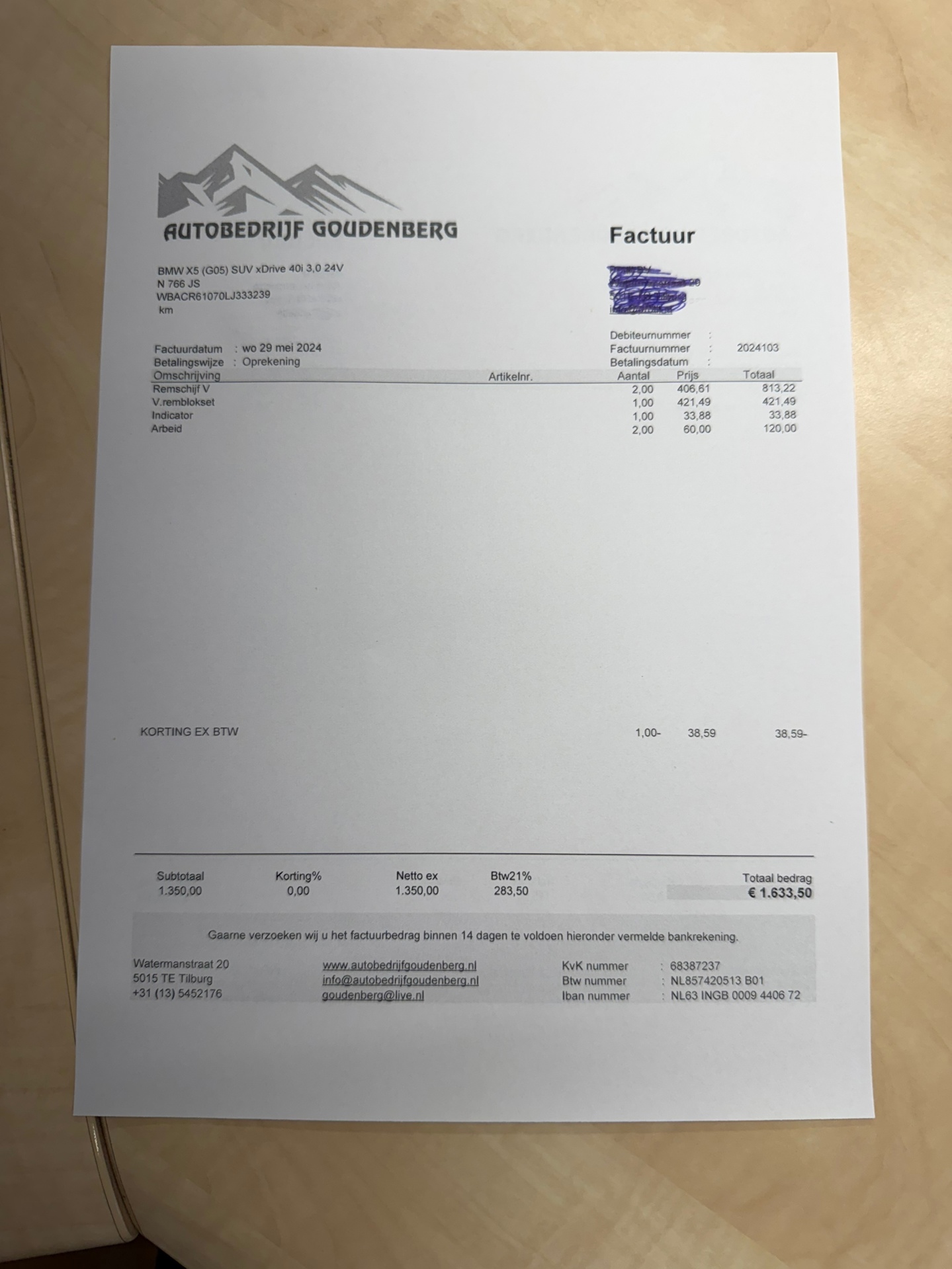 Foto van BMW X5 Xdrive40i