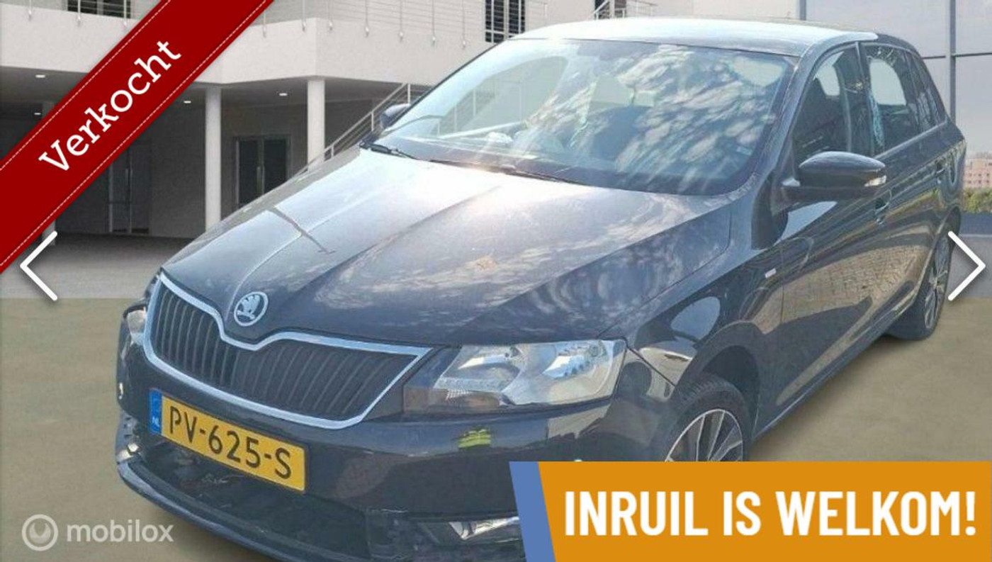 Skoda Rapid 1.4 TDI Greentech Style SCHADE 2017 - voorkant