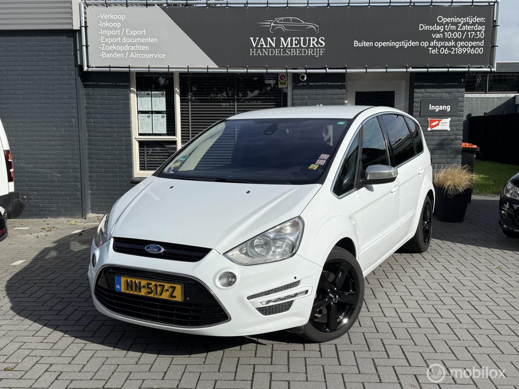 Ford S-max 2.2 TDCi Titanium, Automaat, 200 PK, Cruise, Trekhaak, Apk 01-2027... 2011 - voorkant
