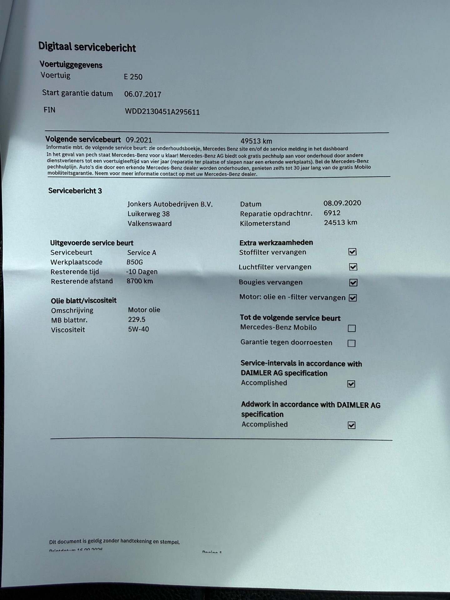 Foto van Mercedes-Benz E 250