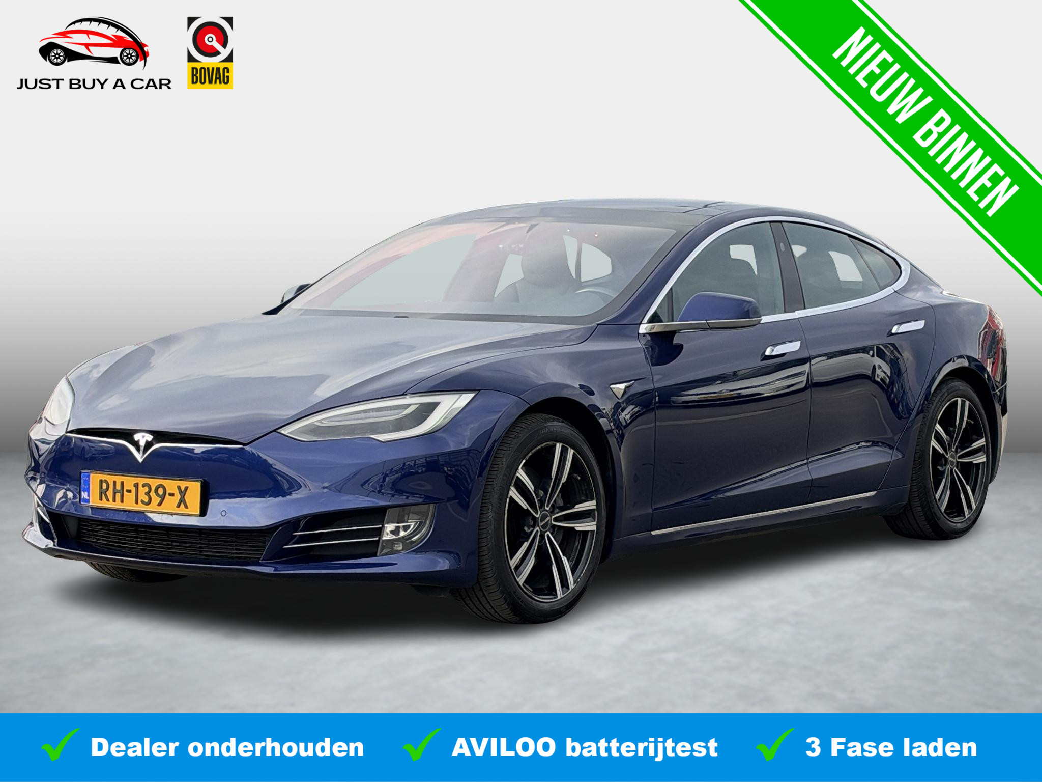 Tesla Model S 75D Base 2017 - voorkant