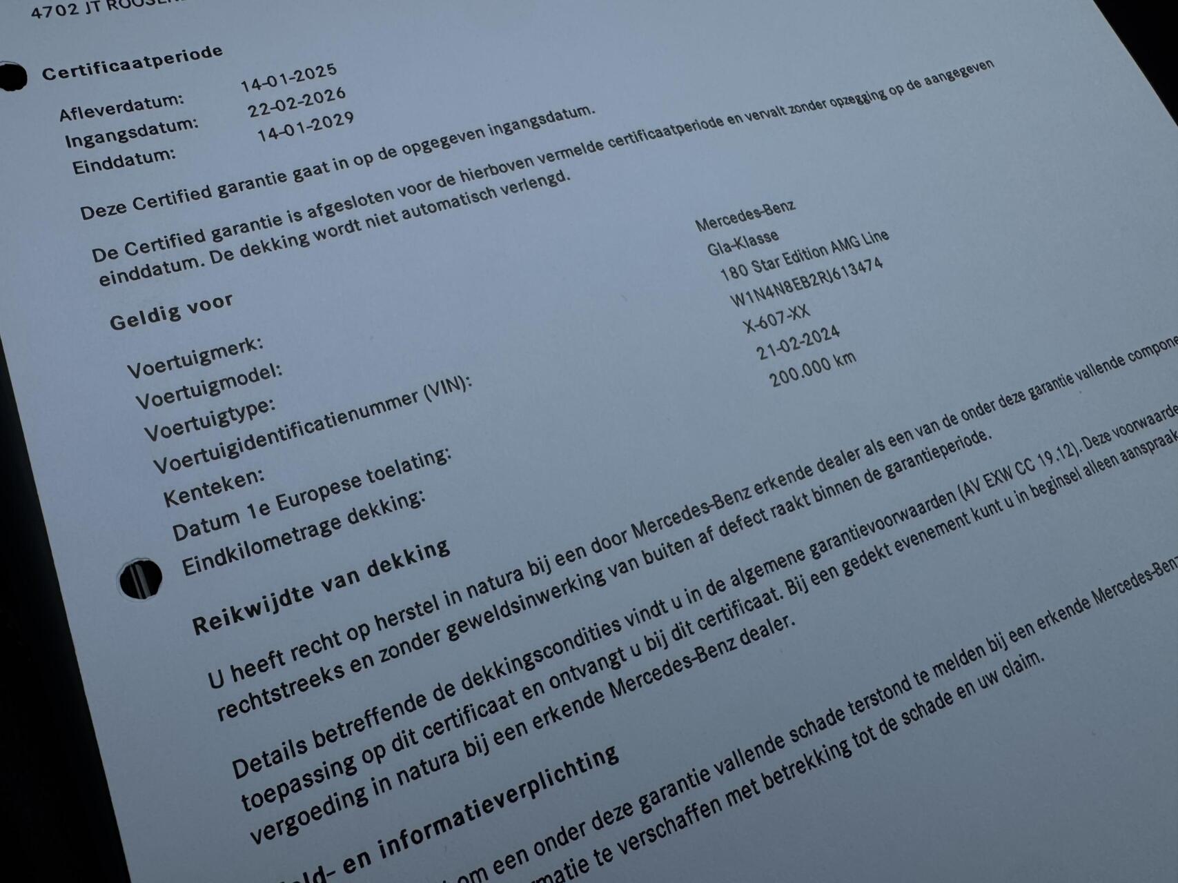 Foto van Mercedes-Benz Gla 180
