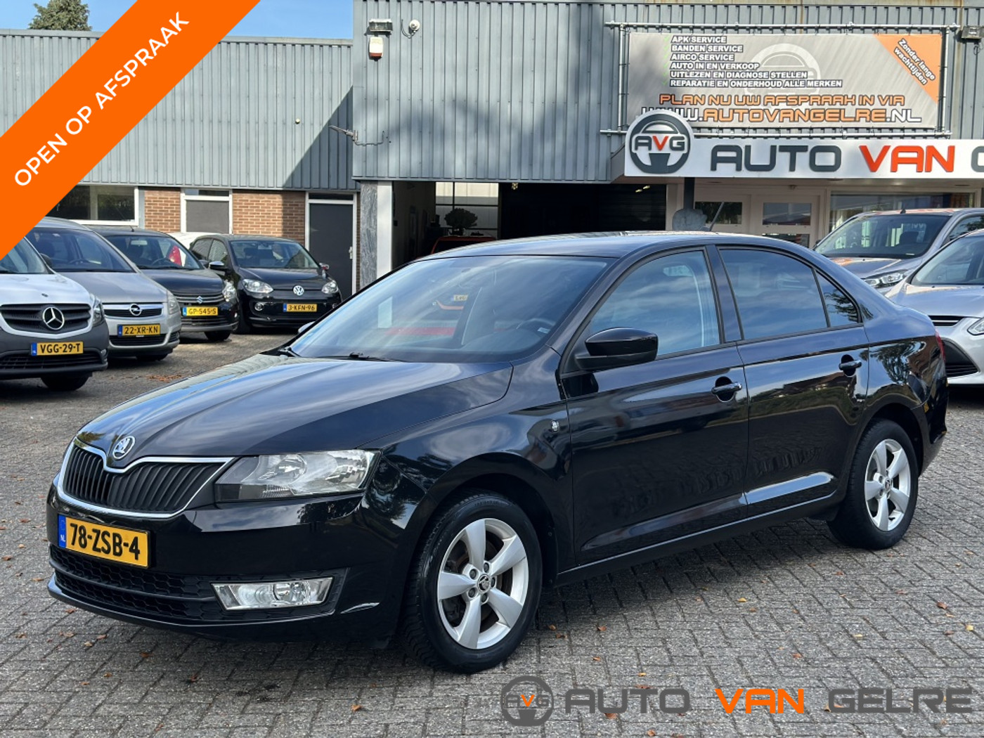 Skoda Rapid 1.2 TSI 95.945 NAP*Cruise Cr*Navi*Airco*Top onderh. 2014 - voorkant