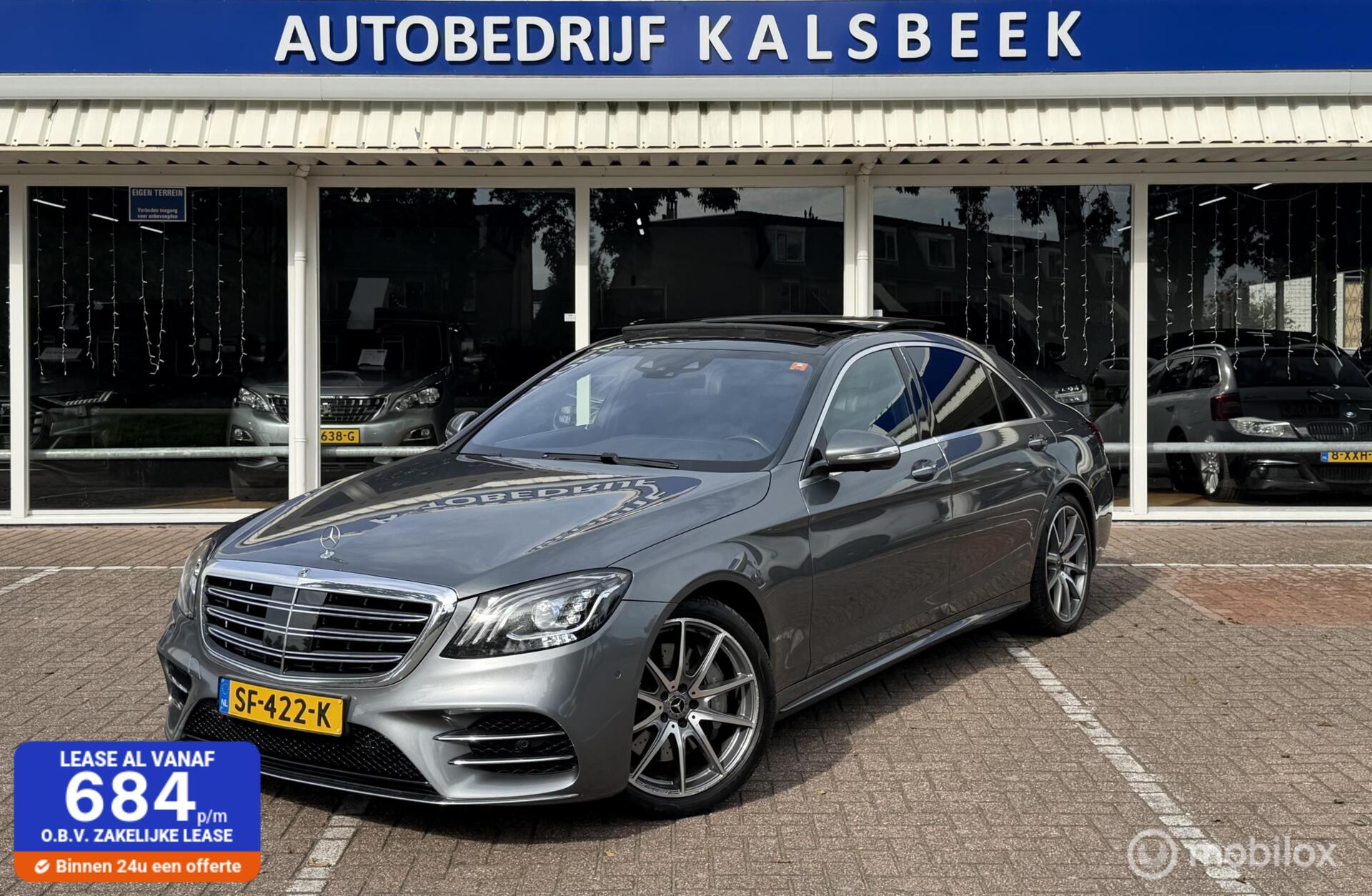 Mercedes-Benz S 400 D 4Matic 400d 4Matic Lang|Softclose|Burmester|Head-up|Stoel koeling|Adaptive cruise| 2018 - voorkant
