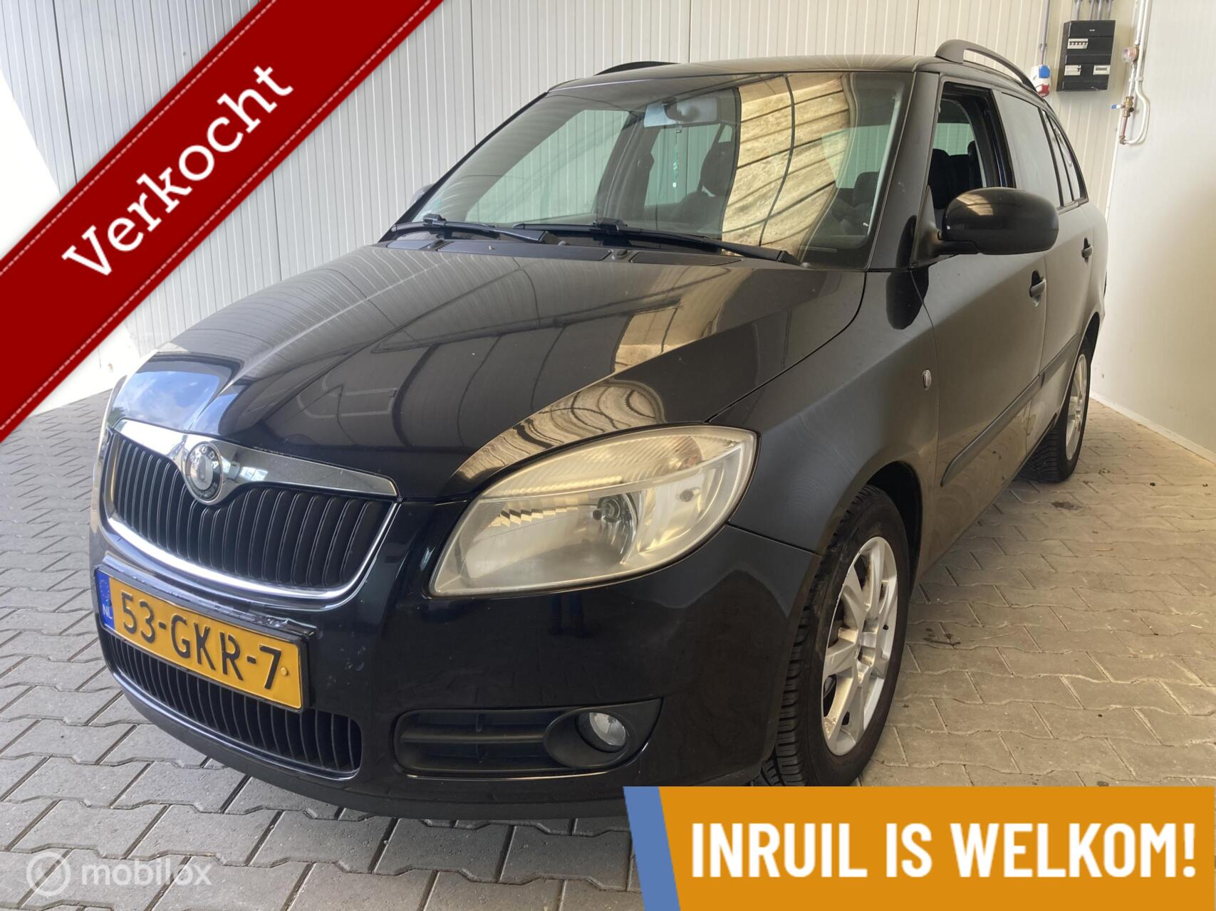 Skoda Fabia Combi 1.2-12V Ambiente Business // INRUILKOOPJE 2008 - voorkant