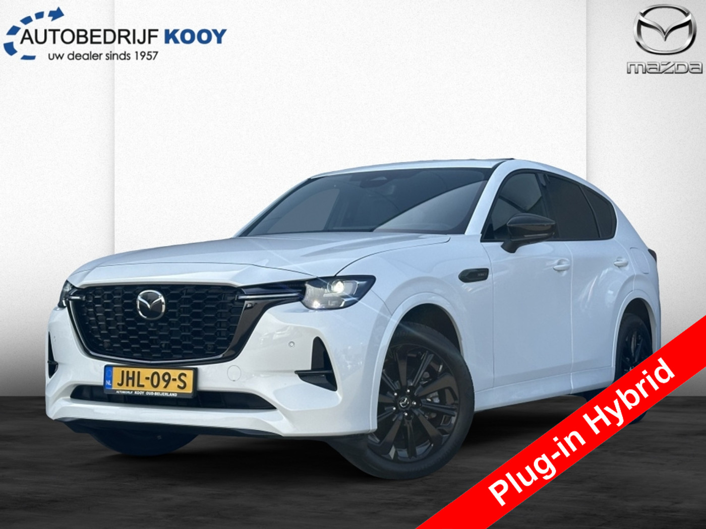 Mazda Cx-60 2.5 PHEV Homura Plus / Leer / Pano / 360 camera 2025 - voorkant