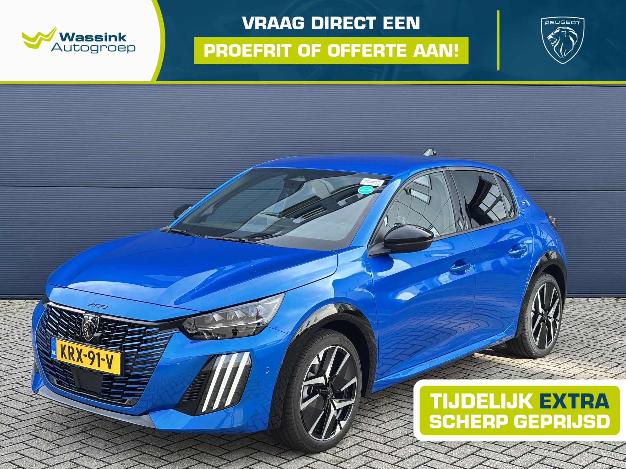 Peugeot E-208 EV GT Avantage 51 kWh 2026 - voorkant