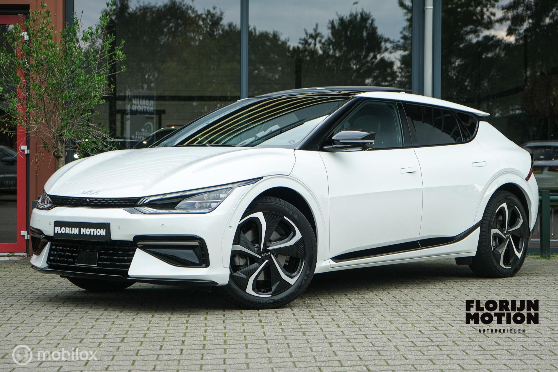 Kia Ev6 77.4 kWh GT-Line | 100% SOH | HUD | Pano | ACC | Sfeerverlichting | Stoel verwarming en ventilatie | Stuurwielverw. | Nieuwstaat | LED | DAB+ 2024 - voorkant