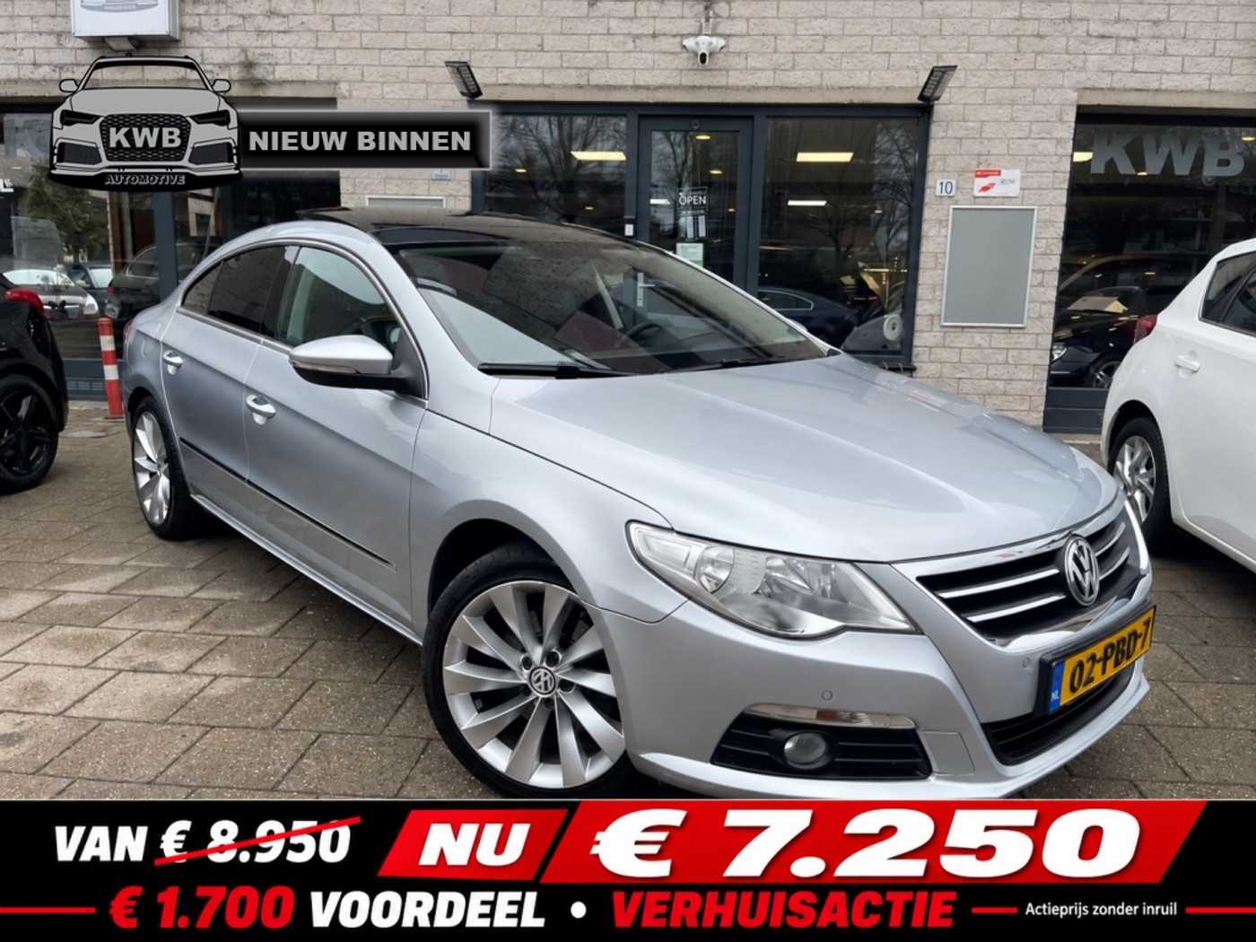 Volkswagen Passat CC 1.8 TSI Nieuwe motor 0km Panoramadak NAP 2011 - voorkant