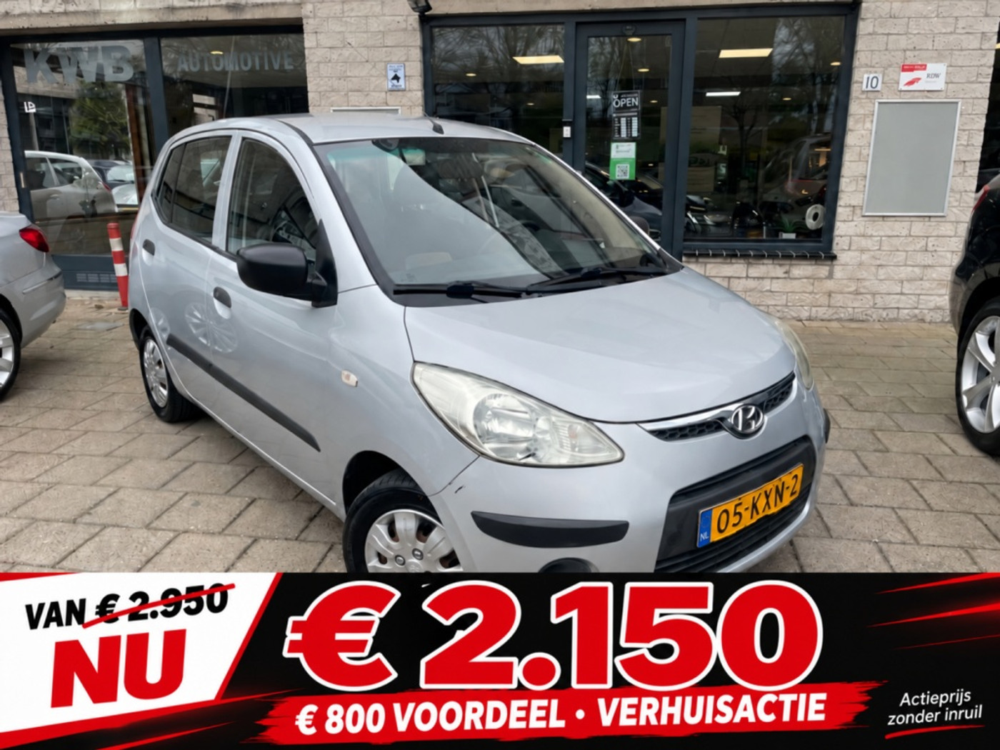 Hyundai I 10 1.1 Airco Nieuwe apk 4Nw Banden Beurt 2010 - voorkant