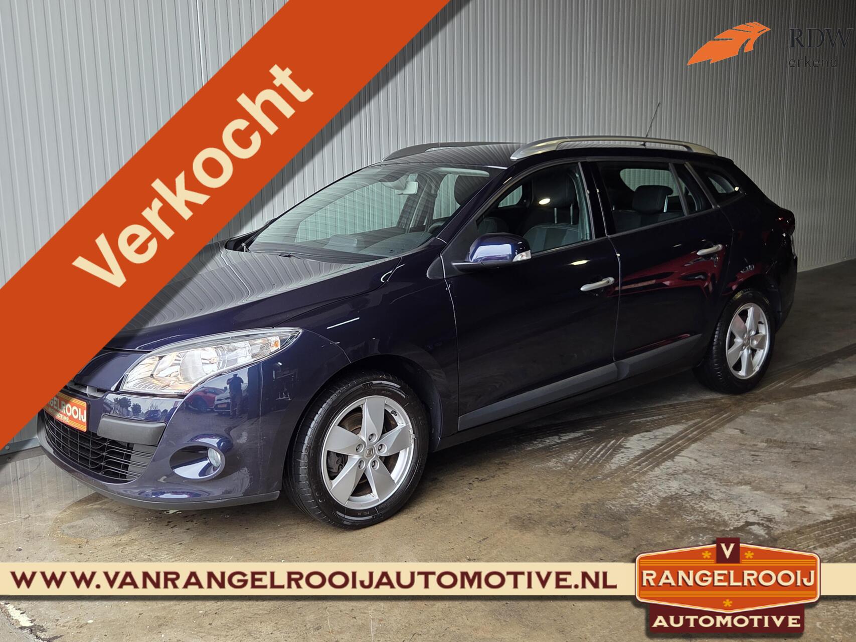 Renault Megane 1.6 Dynamique, trekh., clima, cruise, keyless, navi, 16" lmv 2010 - voorkant