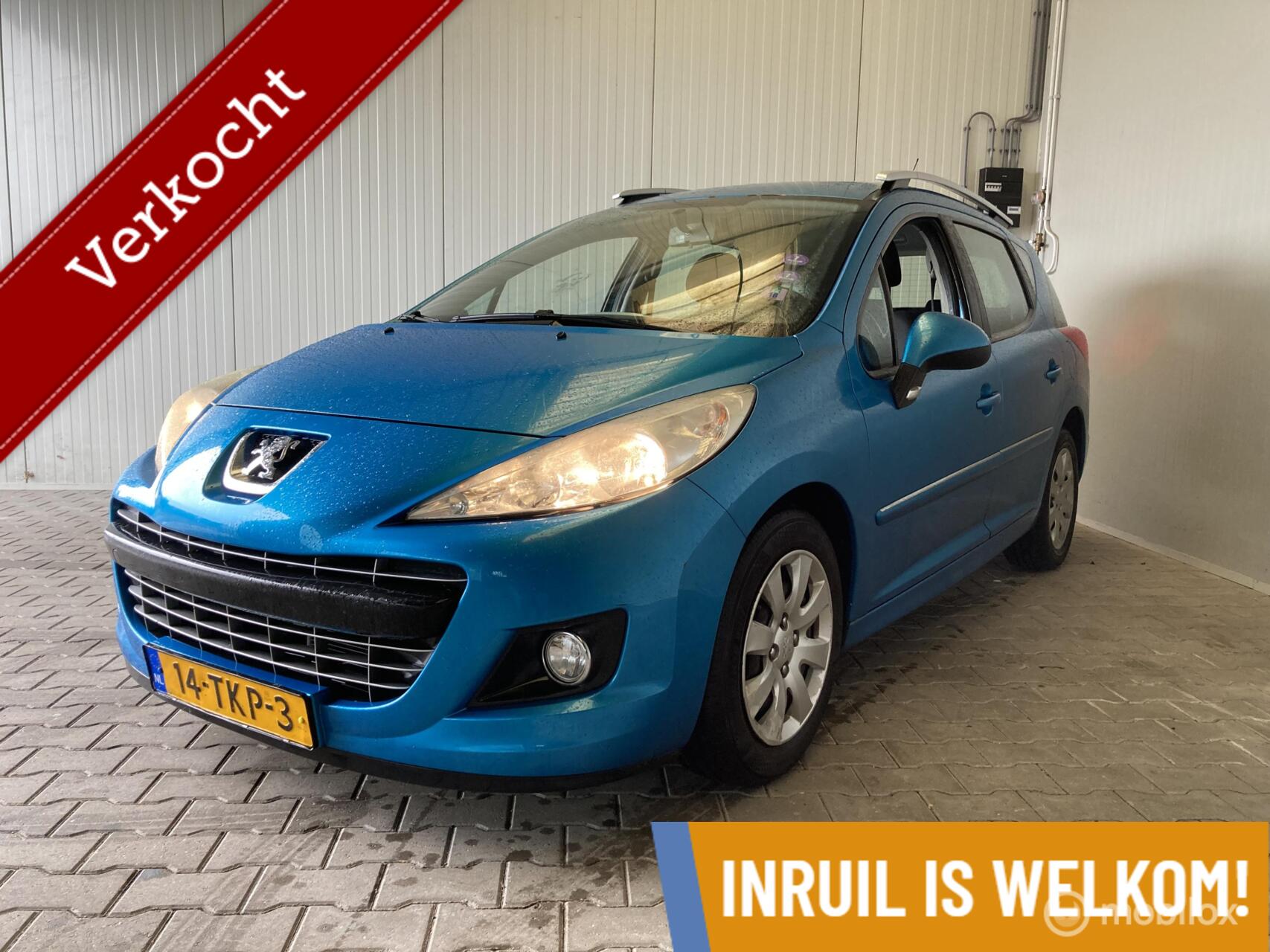 Peugeot 207 SW 1.4 VTi Access// APK // TREKHAAK // 2012 - voorkant