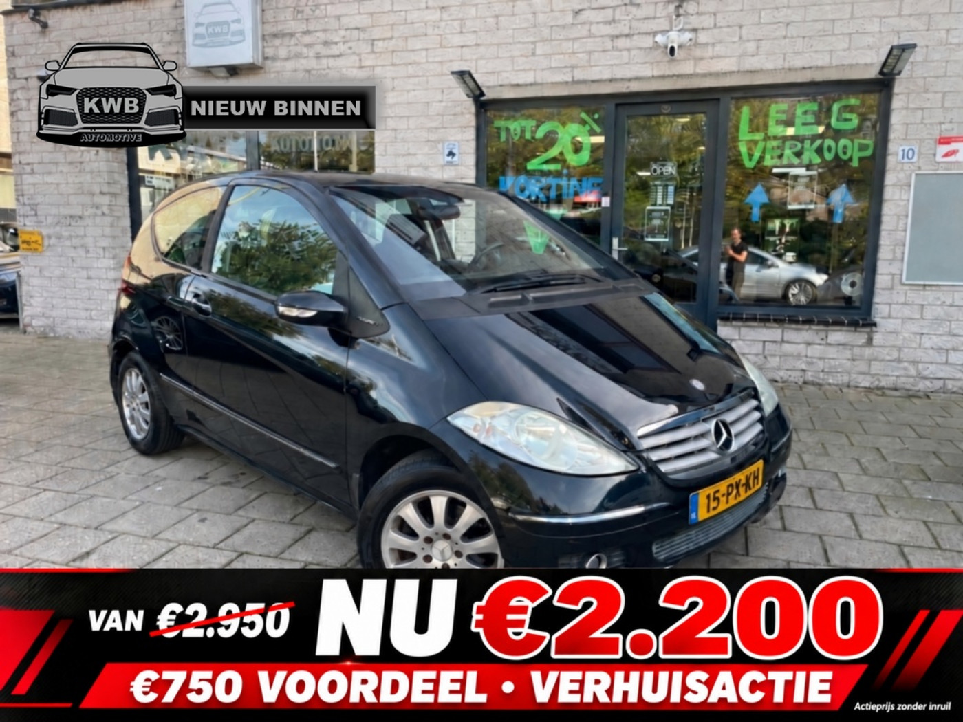 Mercedes-Benz A 150 150 Elegance 3Drs Airco NAP Keurige staat 2005 - voorkant