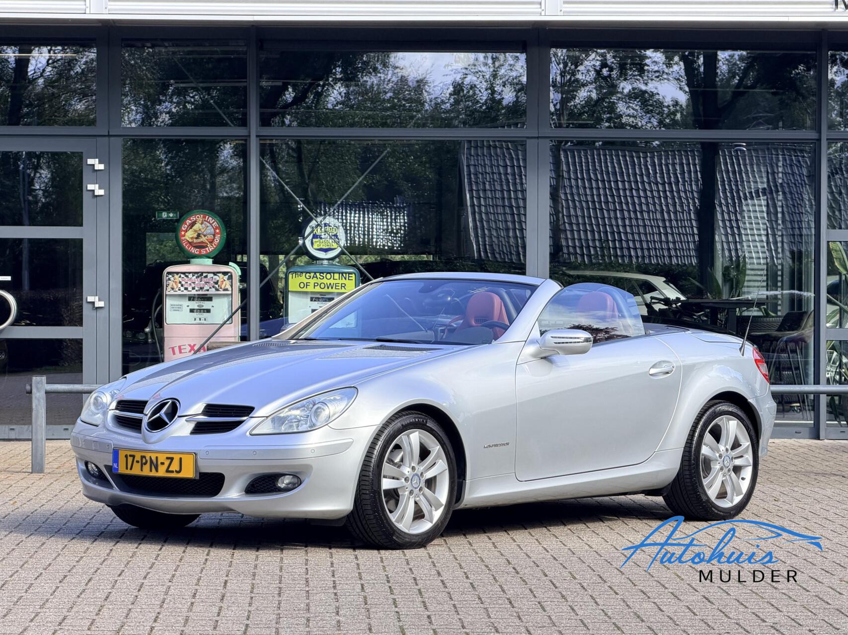Mercedes-Benz SLK 200 Kompressor 200 K  | Airscarf | Leder | Stoelverwarming |  Carplay | elektrisch dak | NL Auto 2004 - voorkant