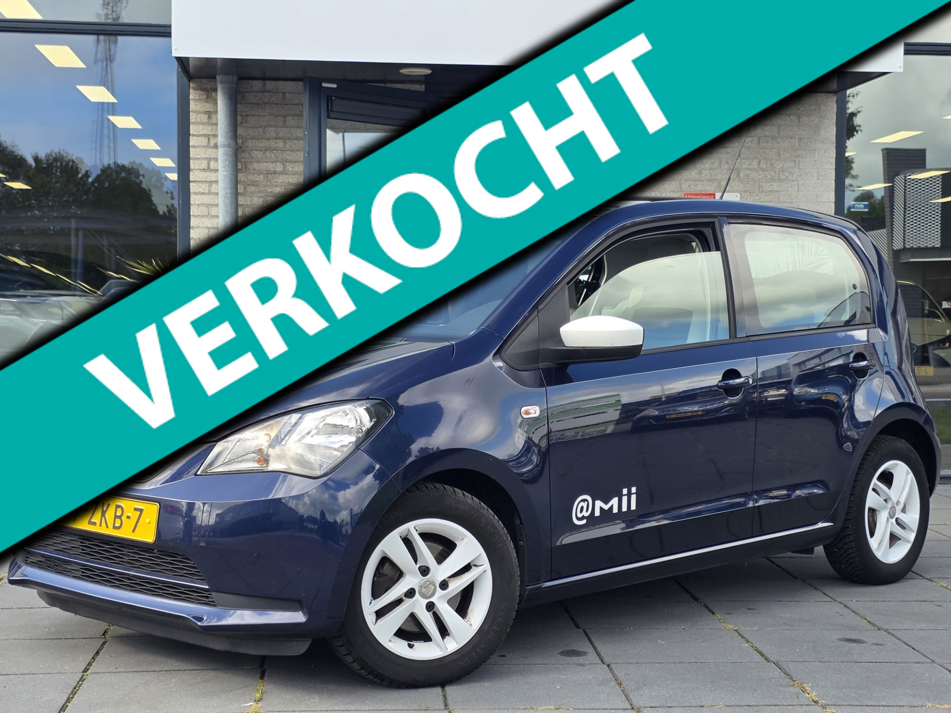 Seat Mii 1.0 @Mii - NAP - AIRCO - BLUETOOTH - NAVI - LICHTMETAAL 2012 - voorkant