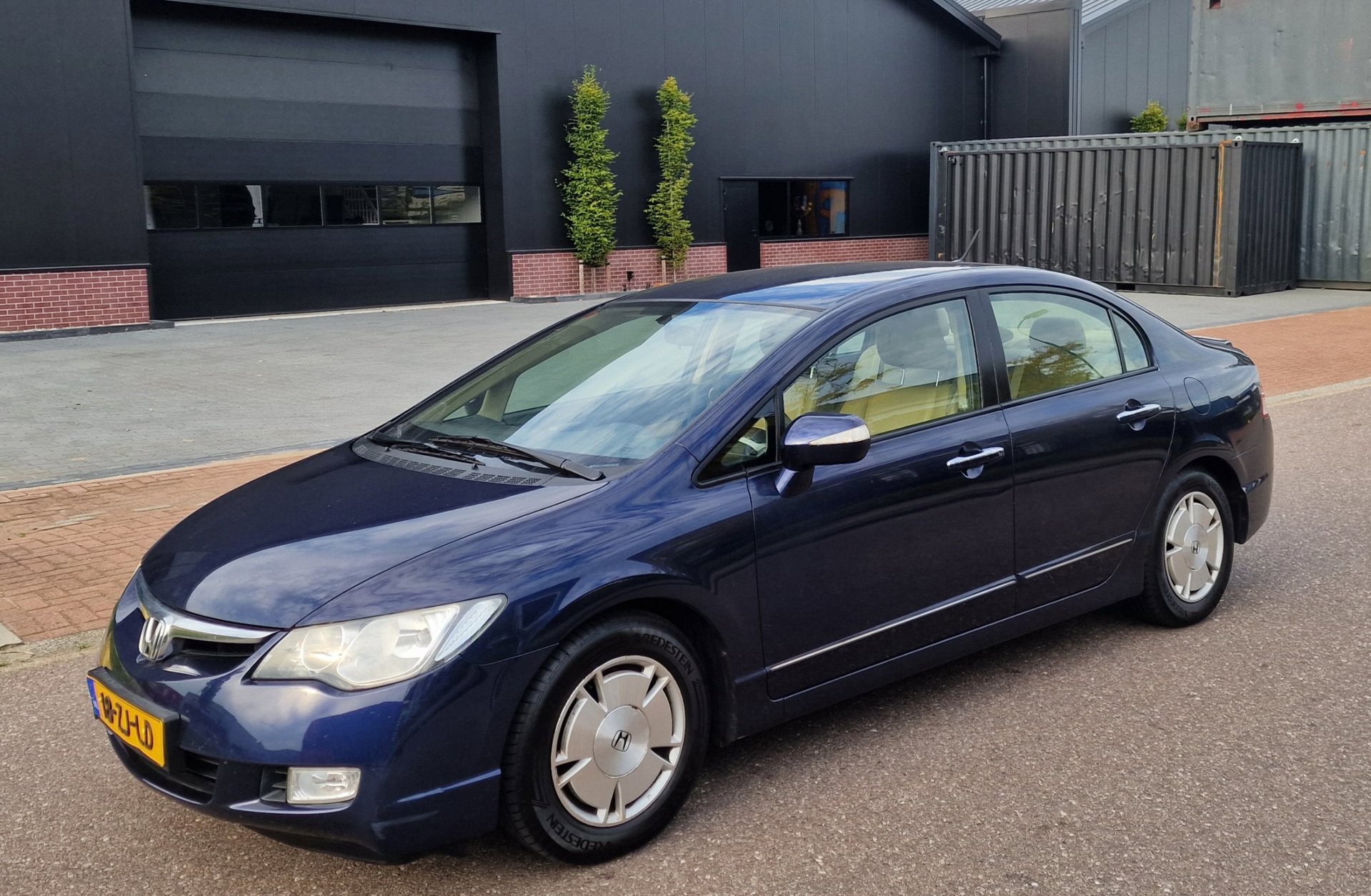Honda Civic 4dr Hybrid 1.3 Hybrid AUT PSENSOR LEDER CRUISE 2008 - voorkant