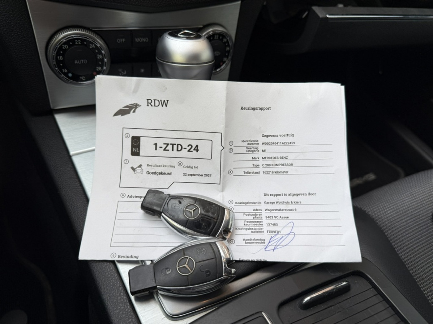 Foto van Mercedes-Benz C 200 Kompressor