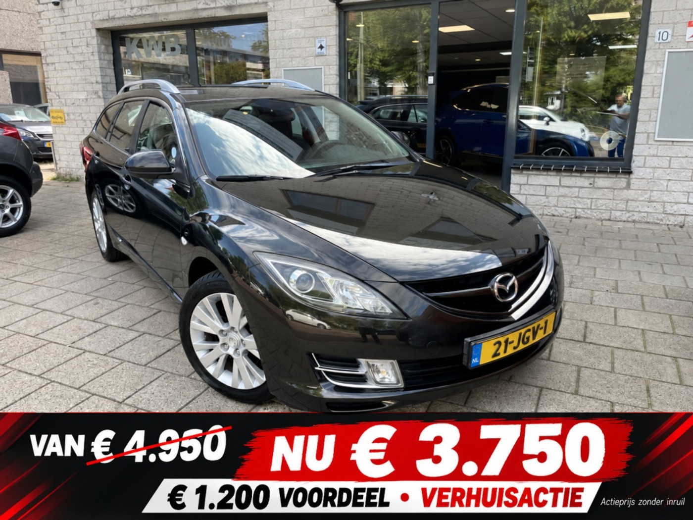 Mazda Mazda 6 2.0 S-VT Airco Apk Nap unieke kleur dealer ODH 2009 - voorkant