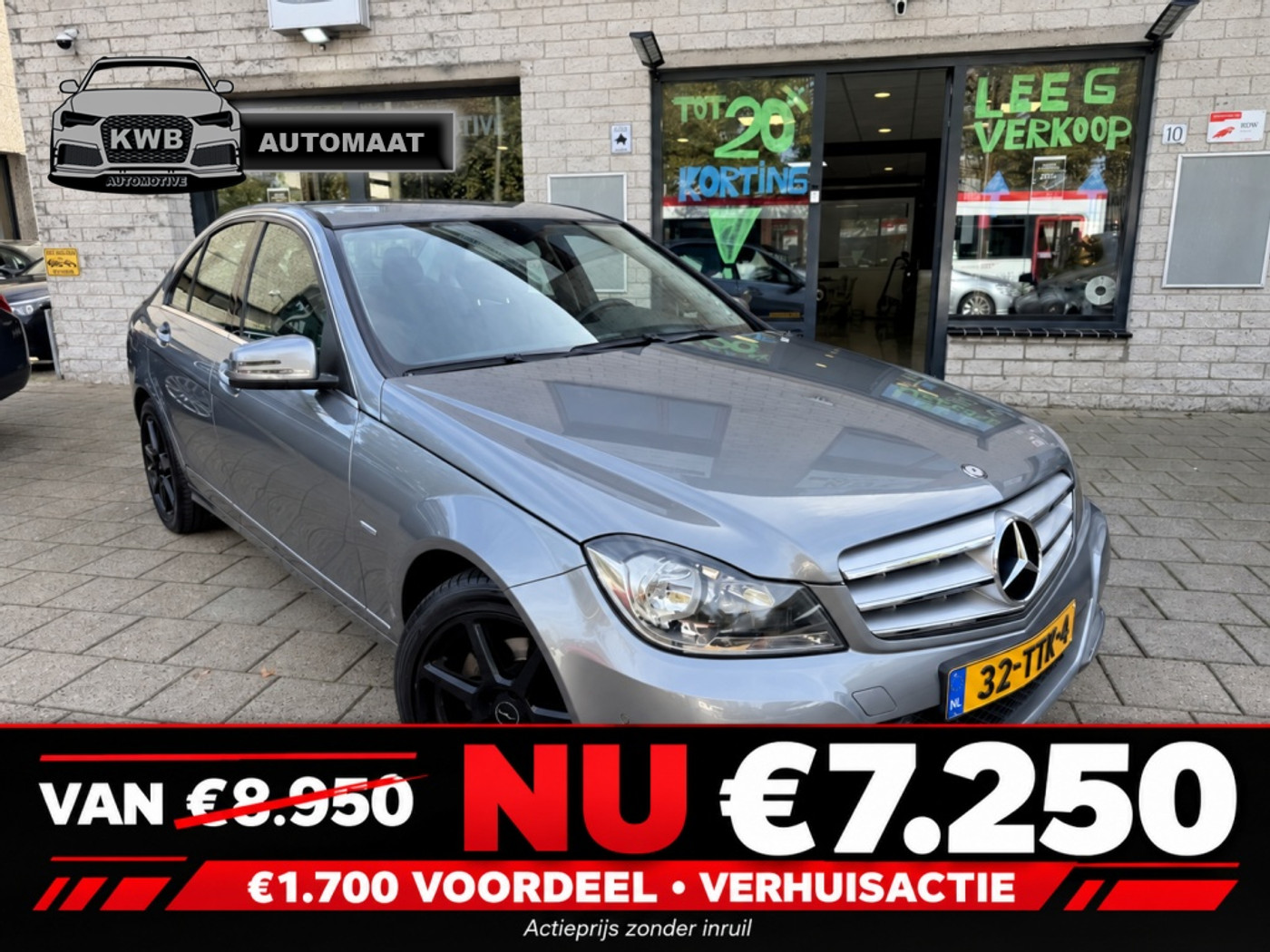 Mercedes-Benz C 180 180 Automaat Avantgarde Sedan Topstaat 2012 - voorkant