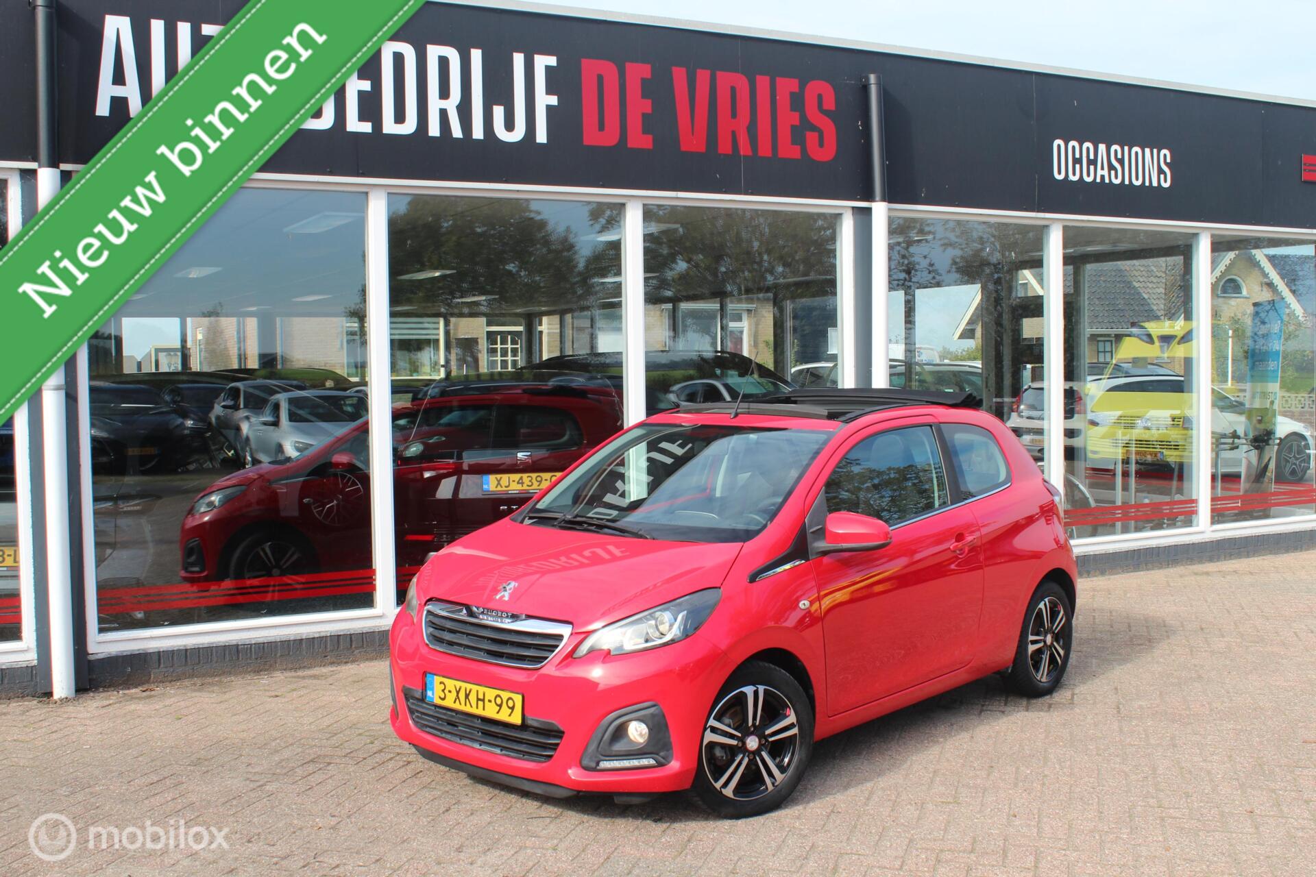 Peugeot Peugeot 108 1.0 VTi Active Cabrio Lm-Velgen/Airco/Bluetooth/NAP 2014 - voorkant