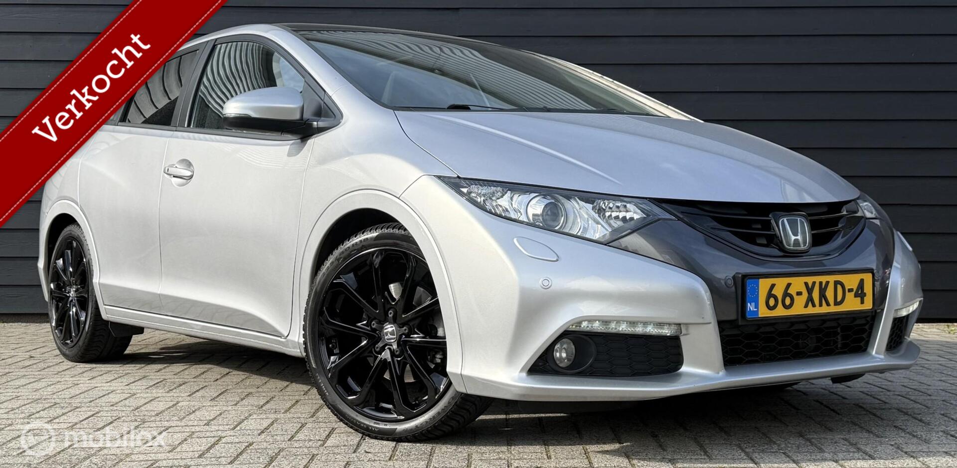 Honda Civic 5dr 1.8 Sport Pano.dak/Winterpakket/Leder/Clima/Cruise 2012 - voorkant