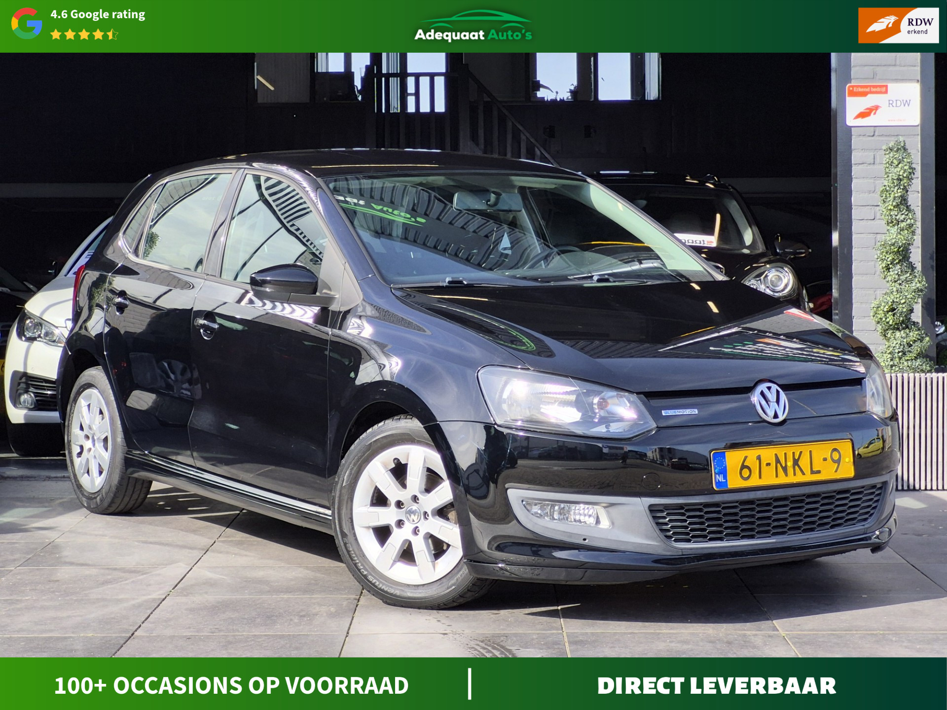 Volkswagen Polo 1.2 TDI|1e eig|NAP|Cruise|PDC|Airco|El.Ramen 2010 - voorkant