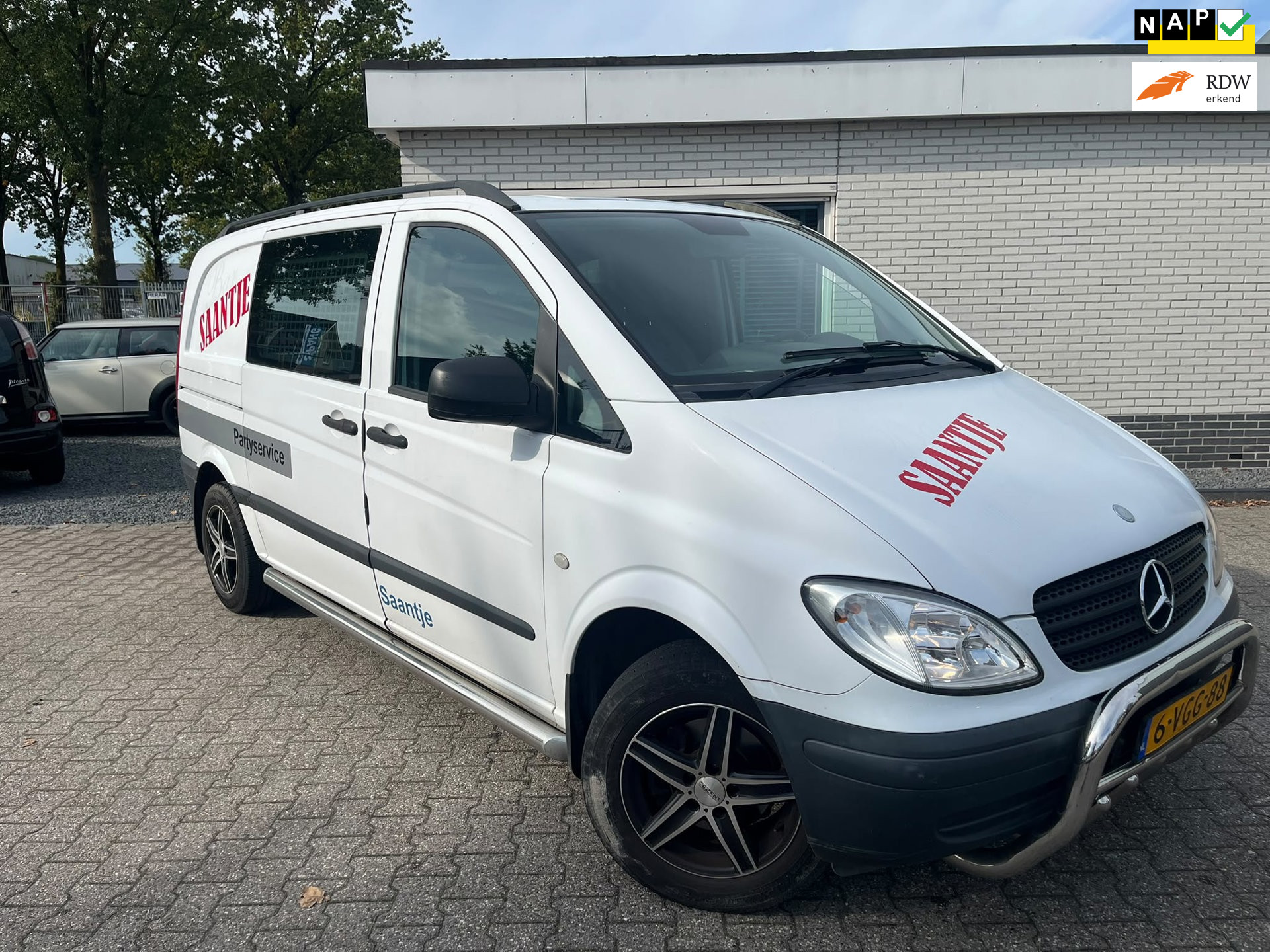 Mercedes-Benz 639 Vito 111 CDI 111 CDI 320 Lang HD|Automaat|Airco| 2010 - voorkant