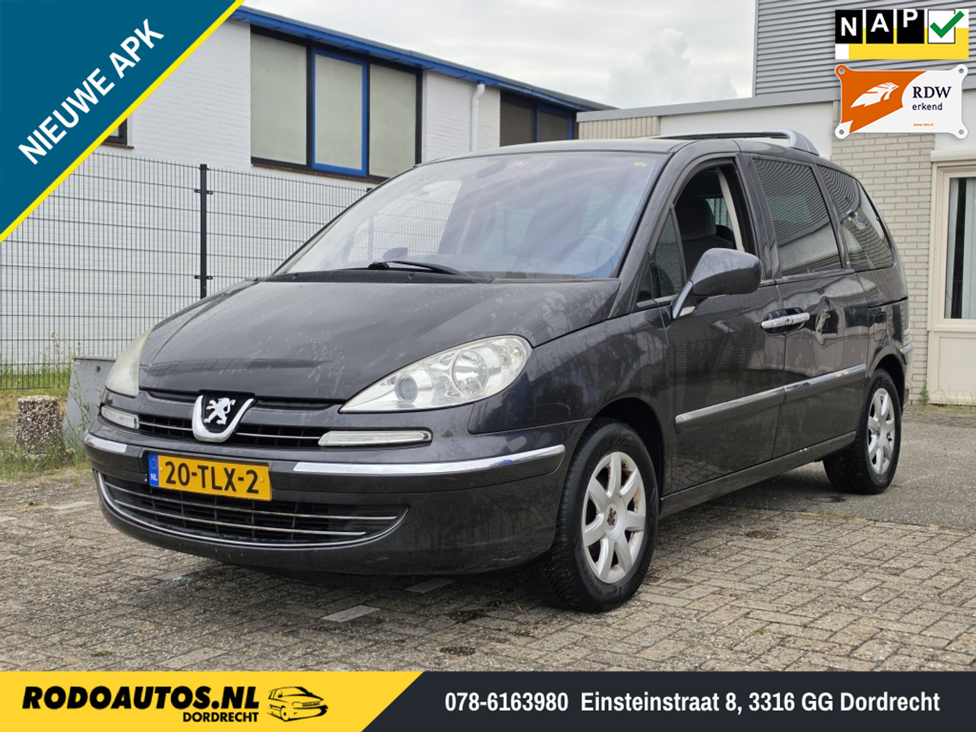 Peugeot 807 2.0 HDiF ST 7-Persoons Airco Exportprijs ✅ 2012 - voorkant