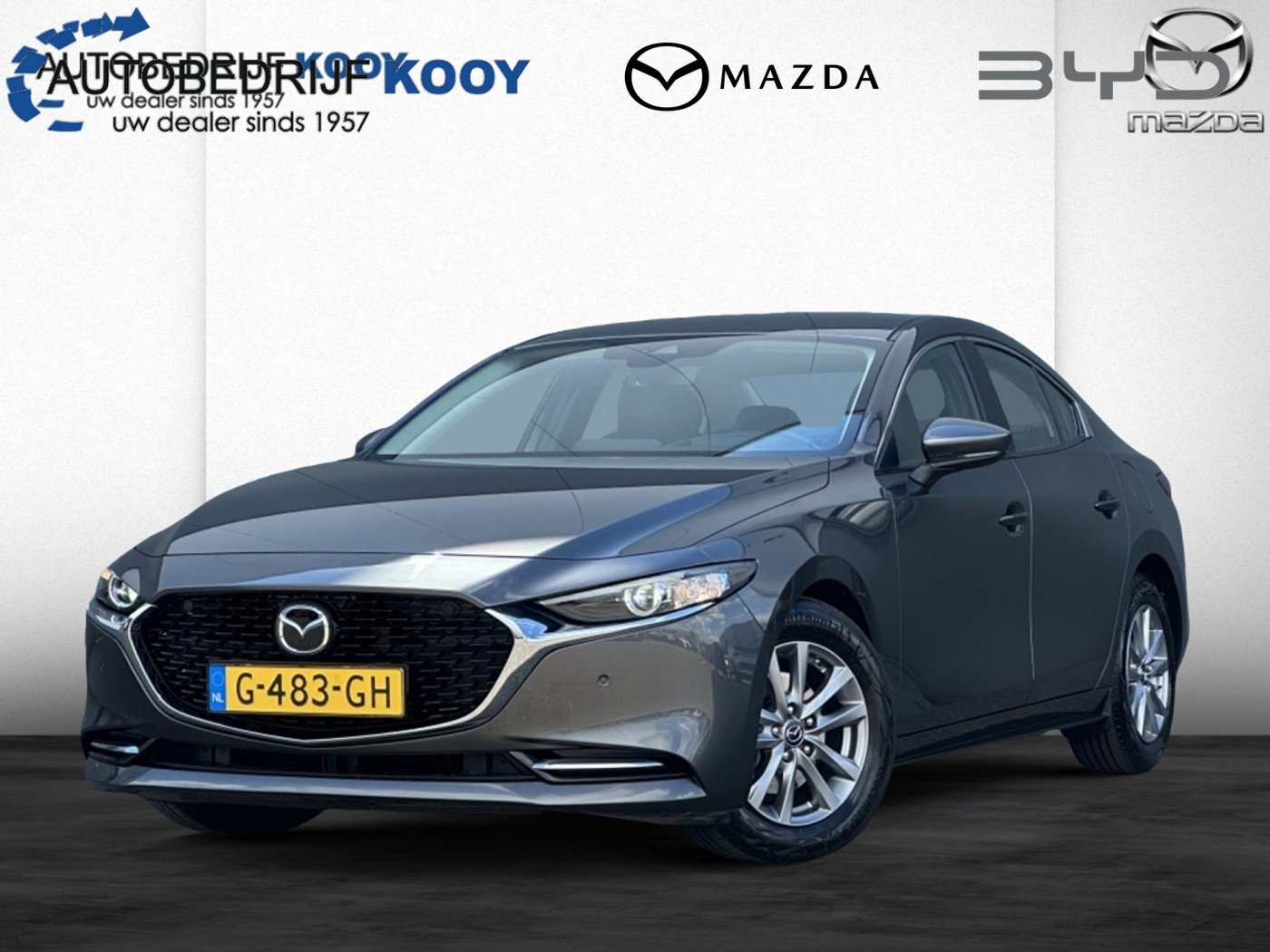 Mazda Mazda3 2.0 SkyActive-X 180pk Leer + Bose 2019 - voorkant