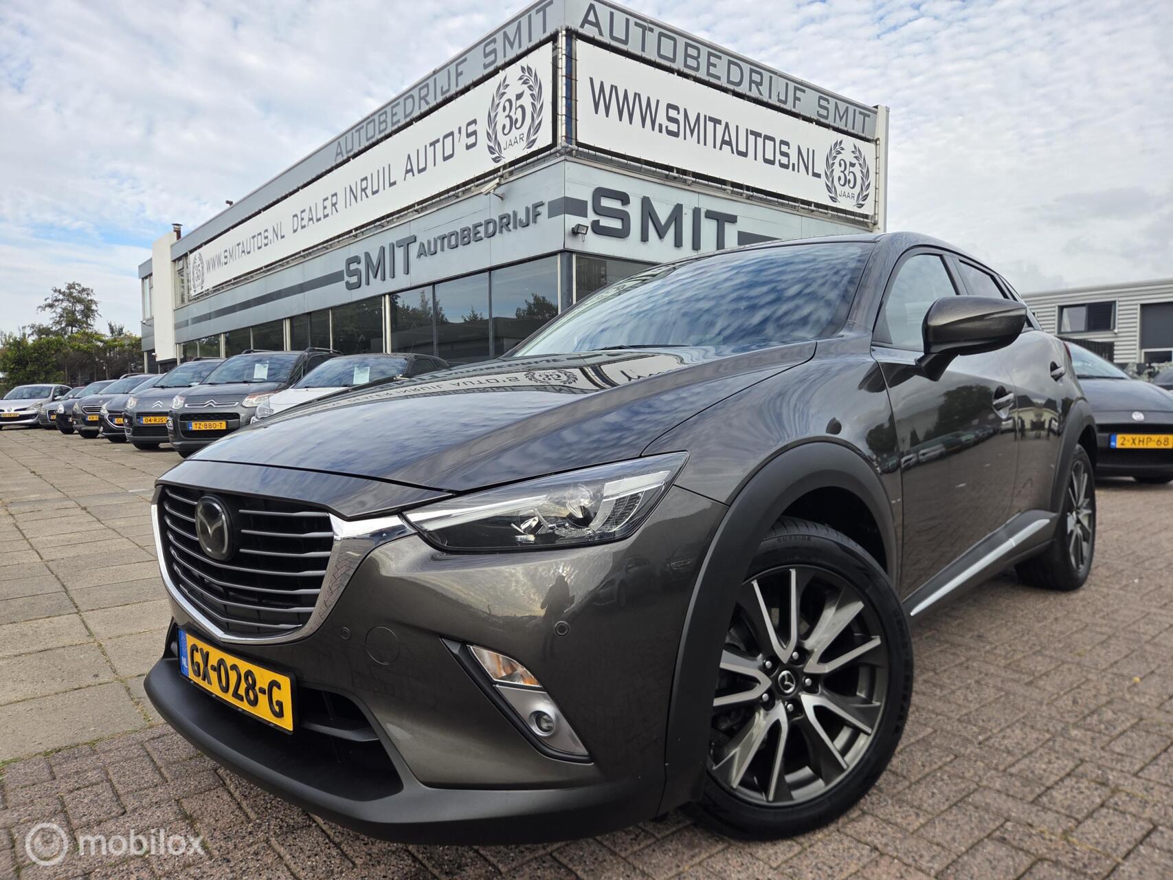 Mazda Mazda Cx-3 2.0 SkyActiv-G 120 GT-M Aut/HeadUp/Leder/Trekhaak 2015 - voorkant