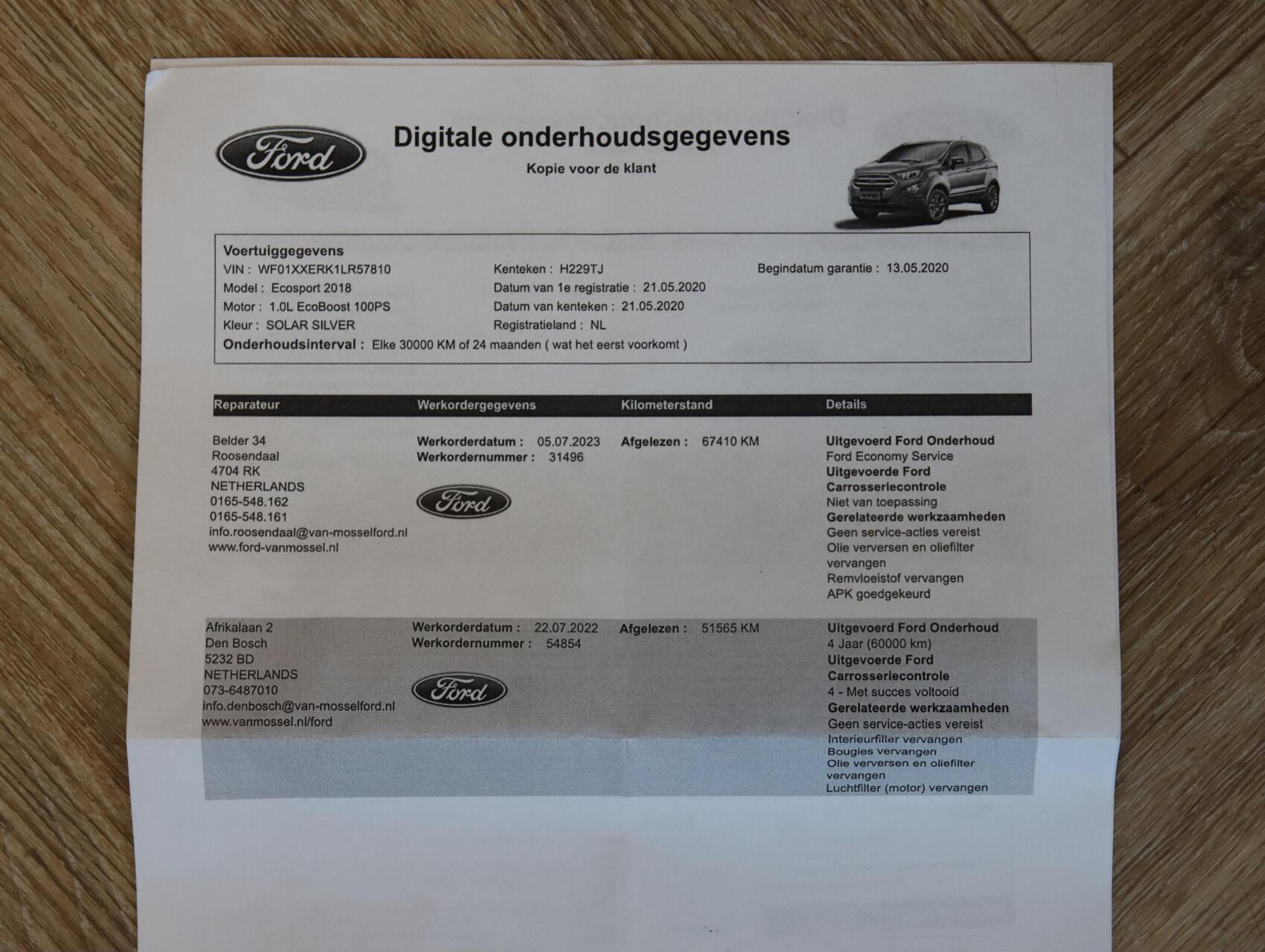Foto van Ford Ecosport
