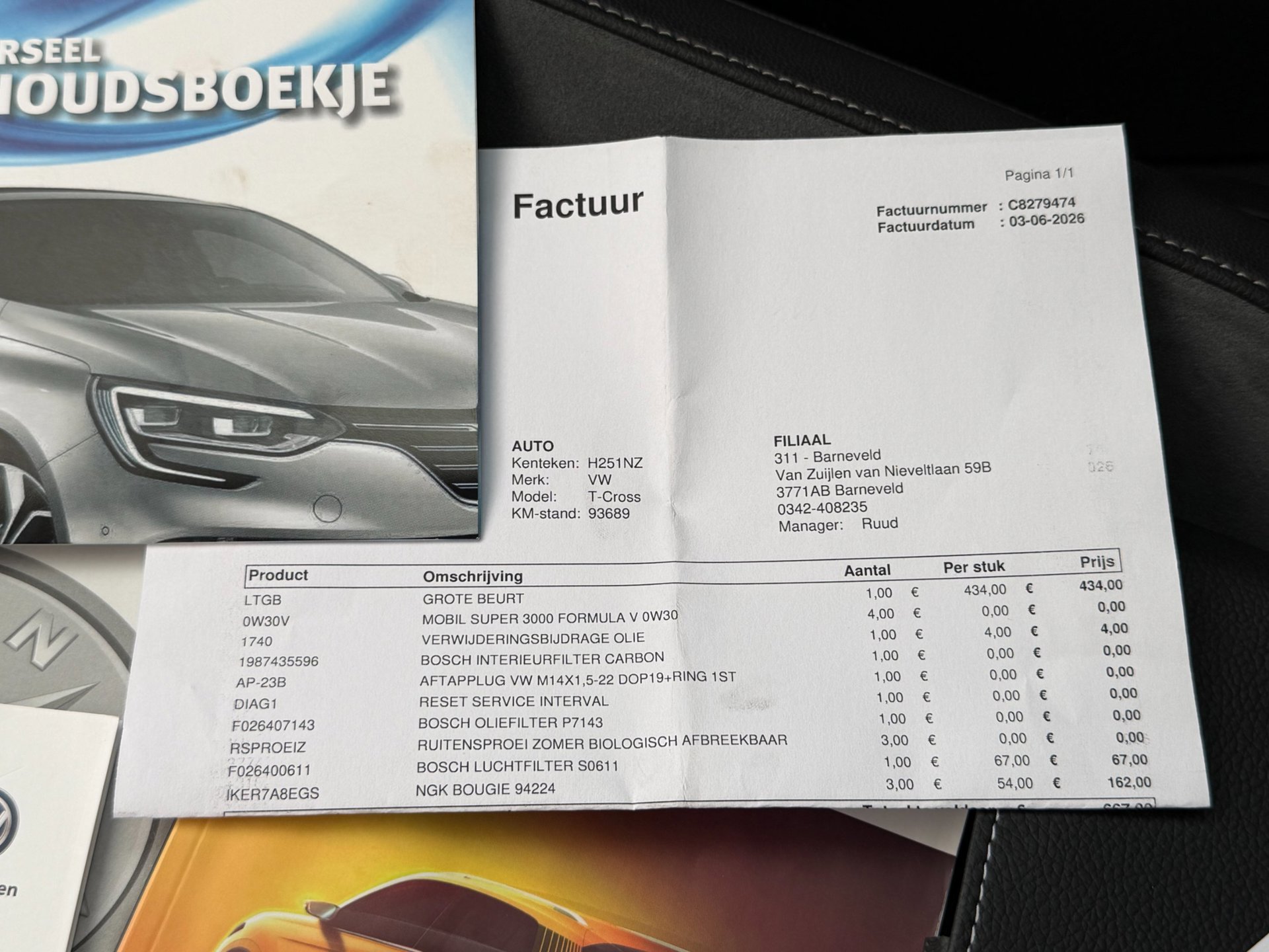 Foto van Volkswagen T-cross