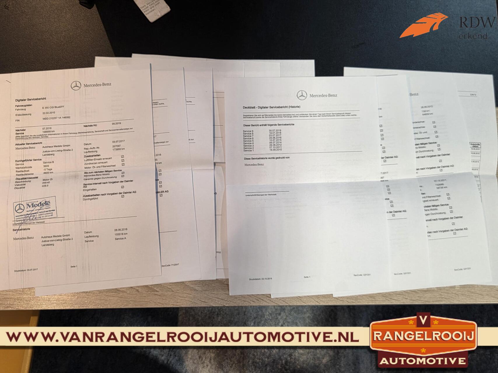 Foto van Mercedes-Benz E 350 Cgi