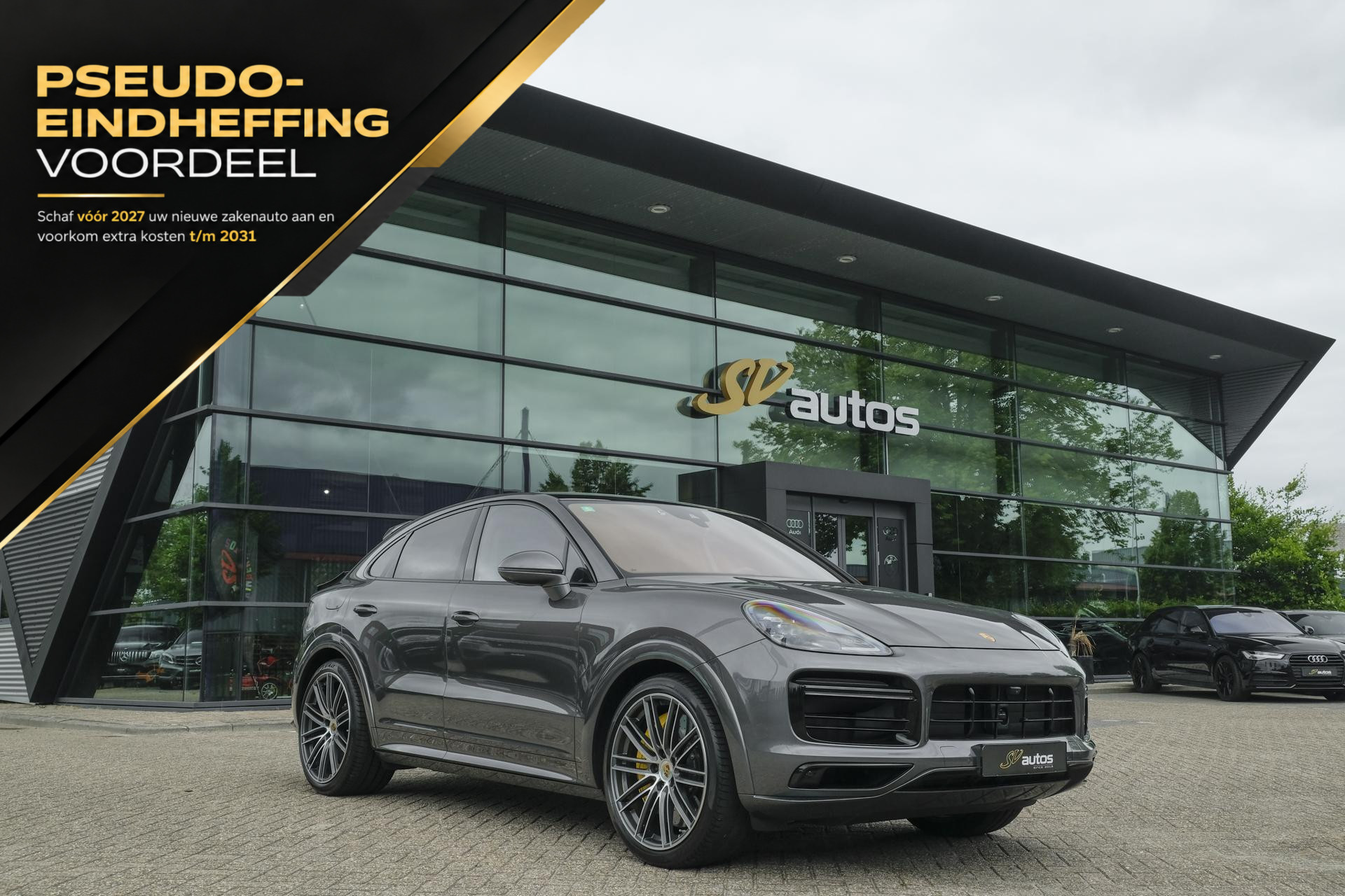 Porsche Cayenne Turbo S E-hybrid 4.0 V8 Turbo S 680pk E-Hybrid 2020 - voorkant