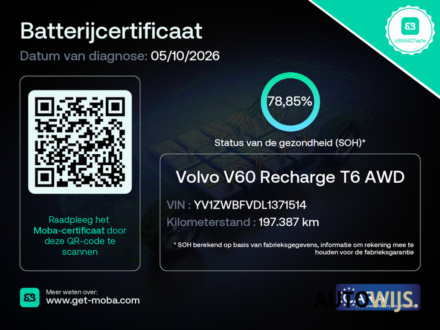 Foto van Volvo V60 T6 Twin Engine