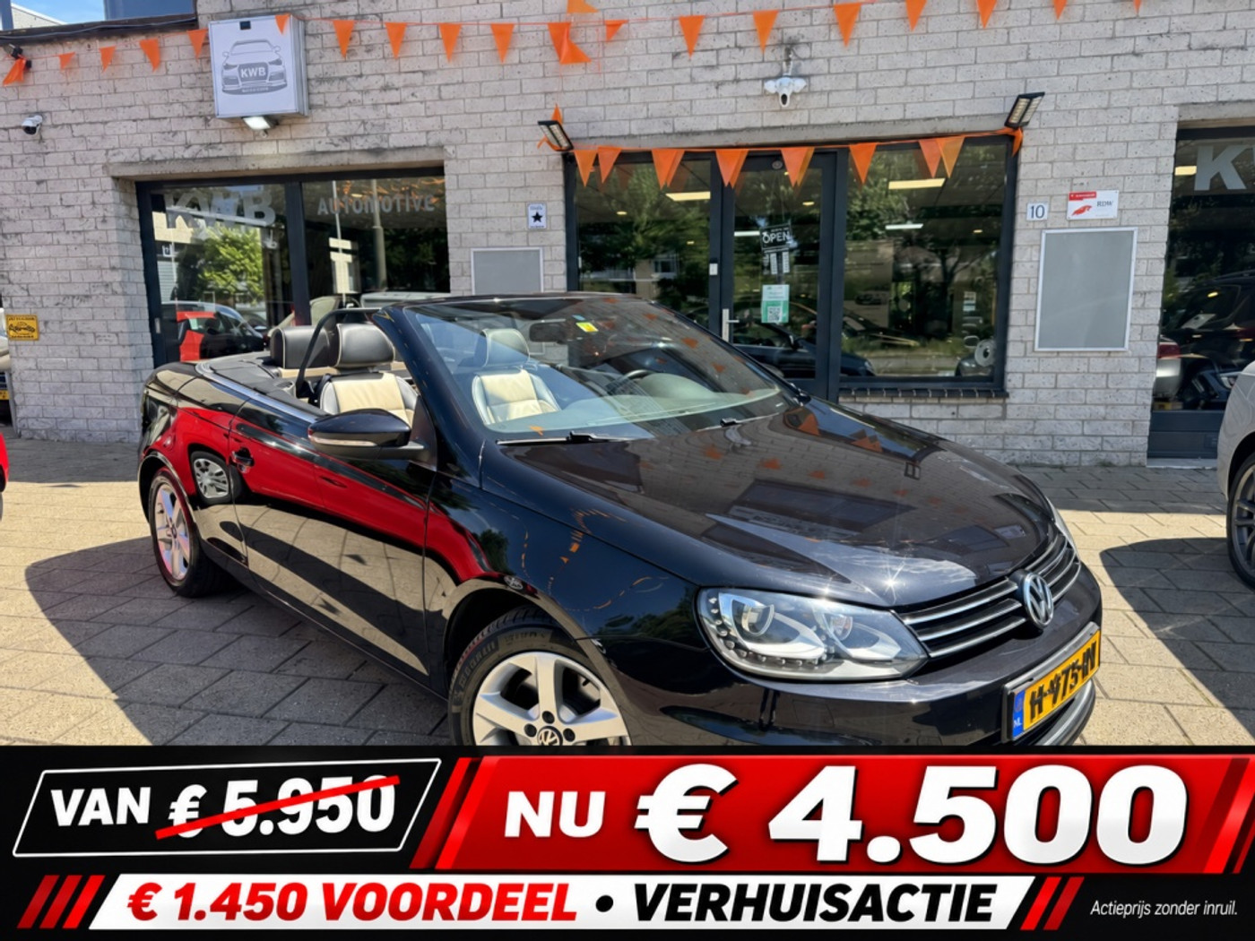 Volkswagen Eos 2.0 TSI Highline Automaat Leer 2 TONE 2012 - voorkant