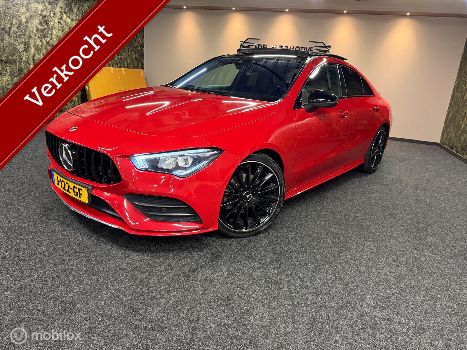 Mercedes-Benz Cla 180 -PANO-AMG LINE-SFEERVER-CAMERA-CARPLAY-AU 2019 - voorkant