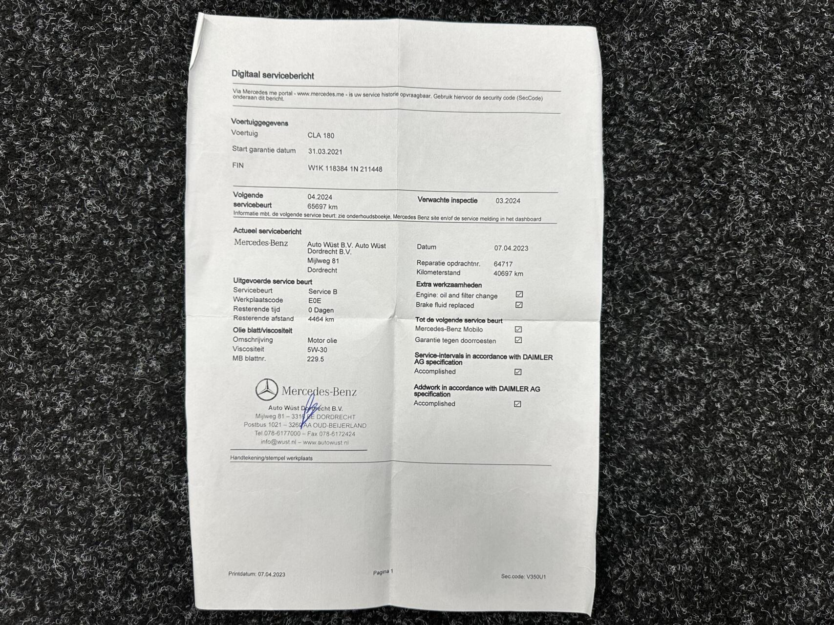 Foto van Mercedes-Benz Cla