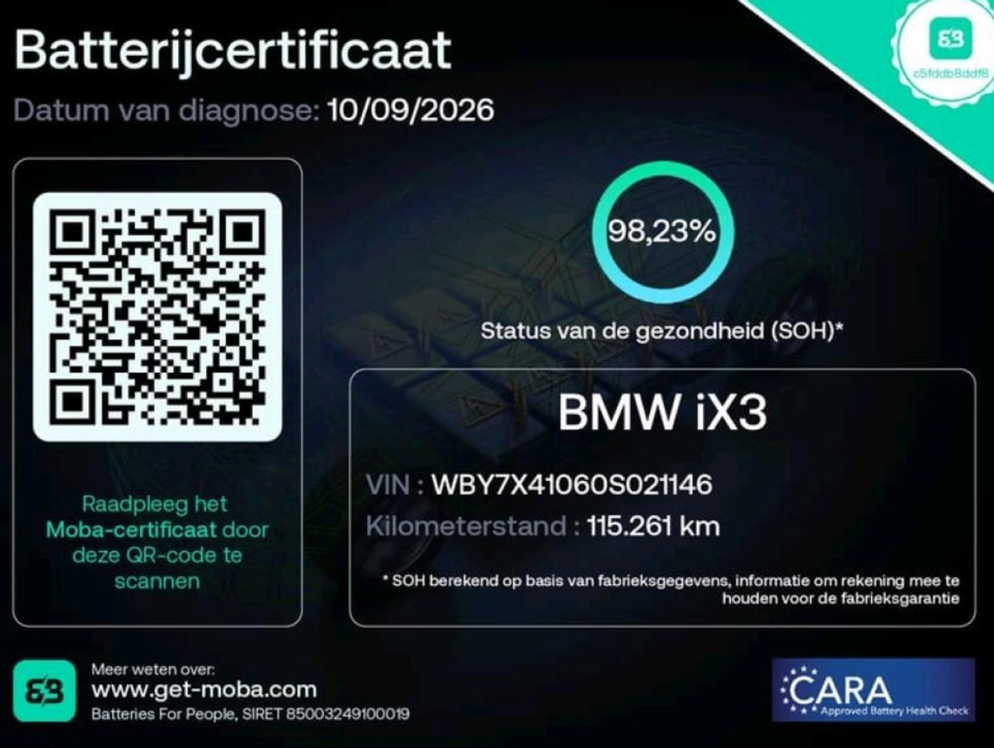Foto van BMW Ix3