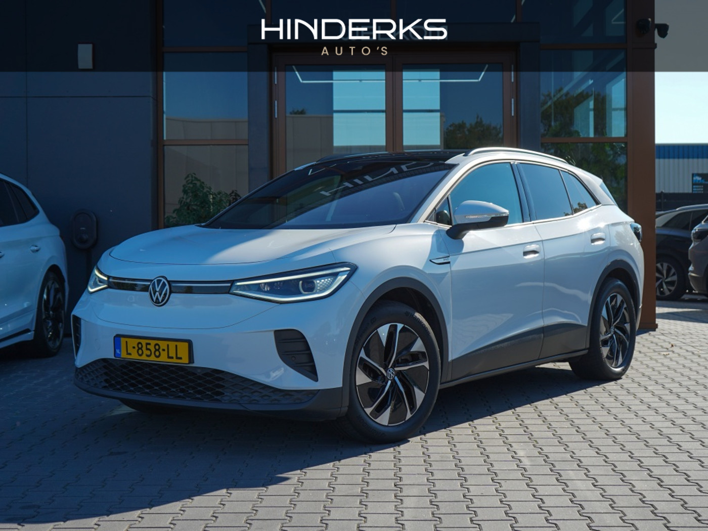 Volkswagen Id.4 Pro 150 KW Tech 77 kWh | 92,47% SOH | Pano | Trekhaak | IQ | Massage | 2021 - voorkant