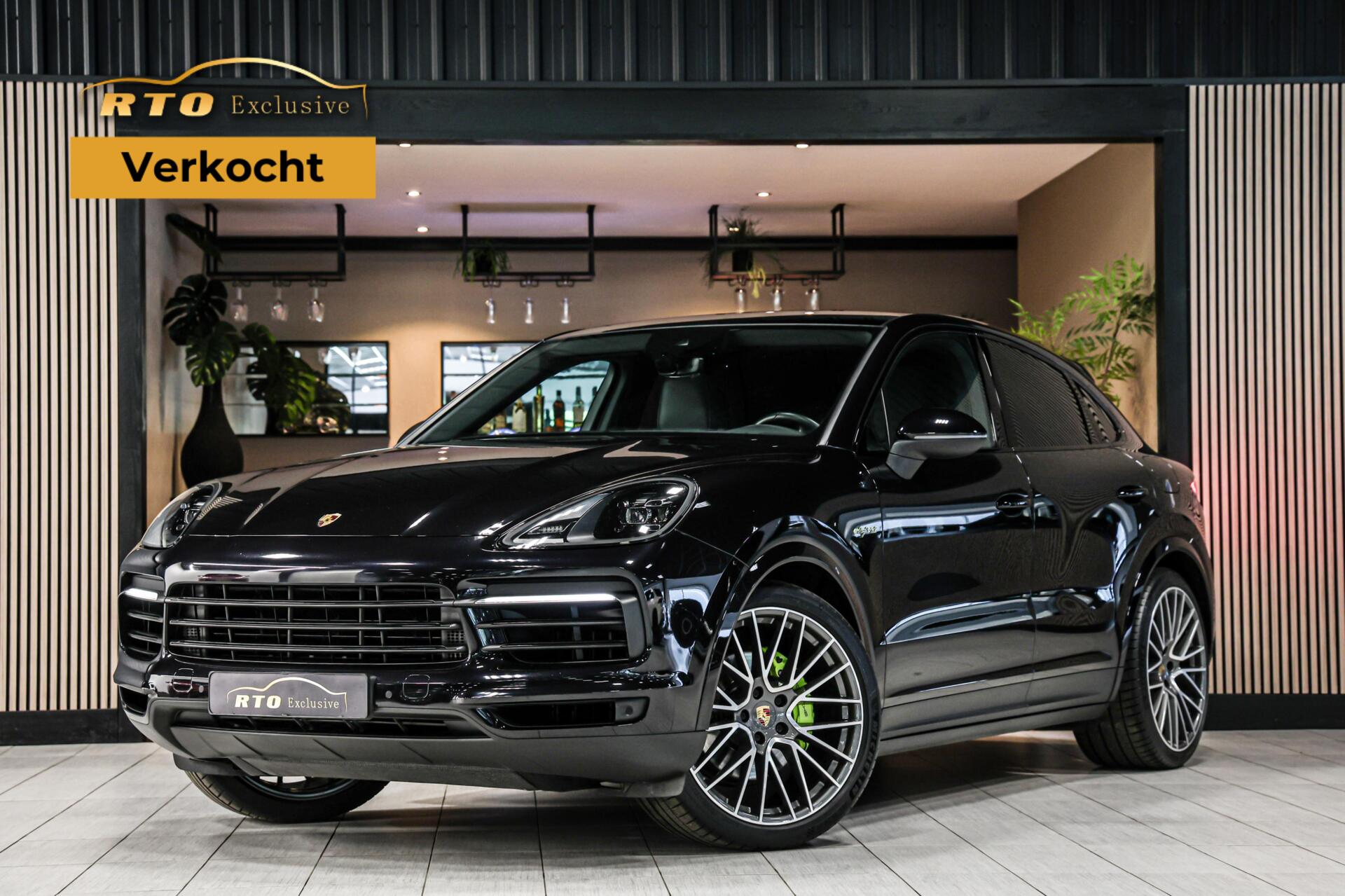 Porsche Cayenne E-hybrid 3.0 E-Hybrid|22''|PASM|PDLS|Chrono|Pano 2021 - voorkant