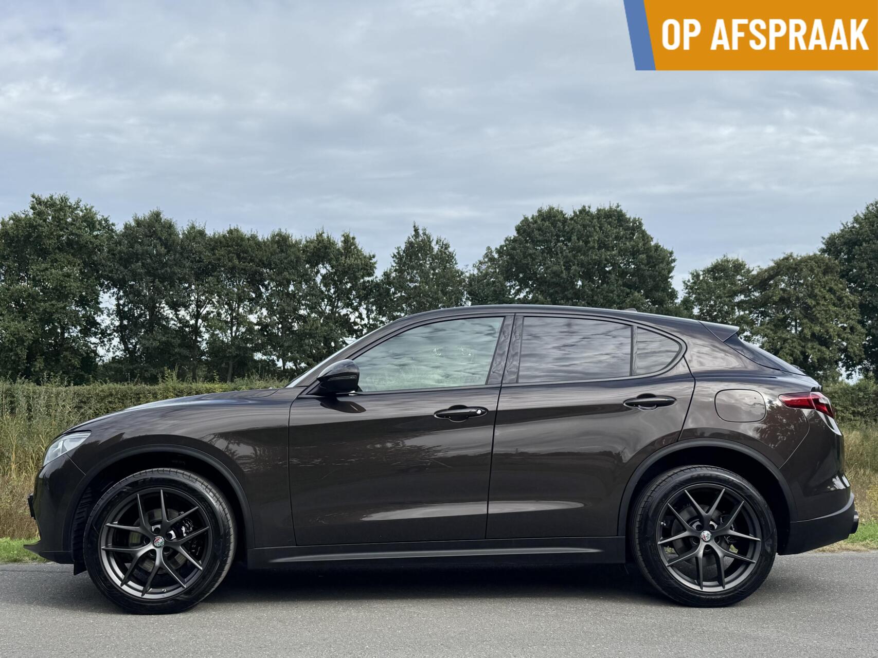 Alfa Romeo Stelvio 2.0t Q4 280pk, Veloce, Unieke kleur!! 20" 2019 - voorkant