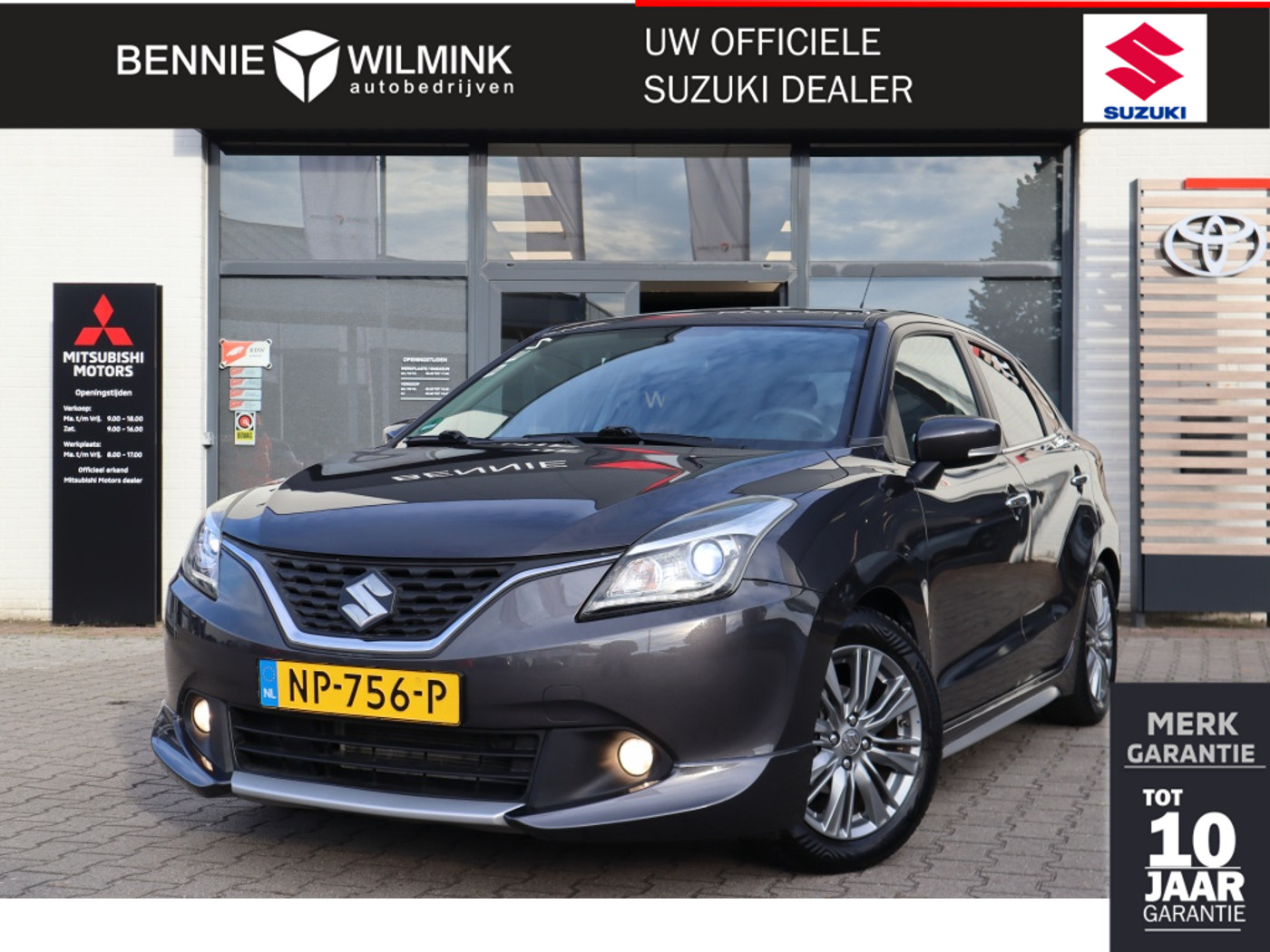 Suzuki Baleno 1.2 Hybrid High Executive Trekhaak | Adaptive Cruise | Body pakket 2017 - voorkant