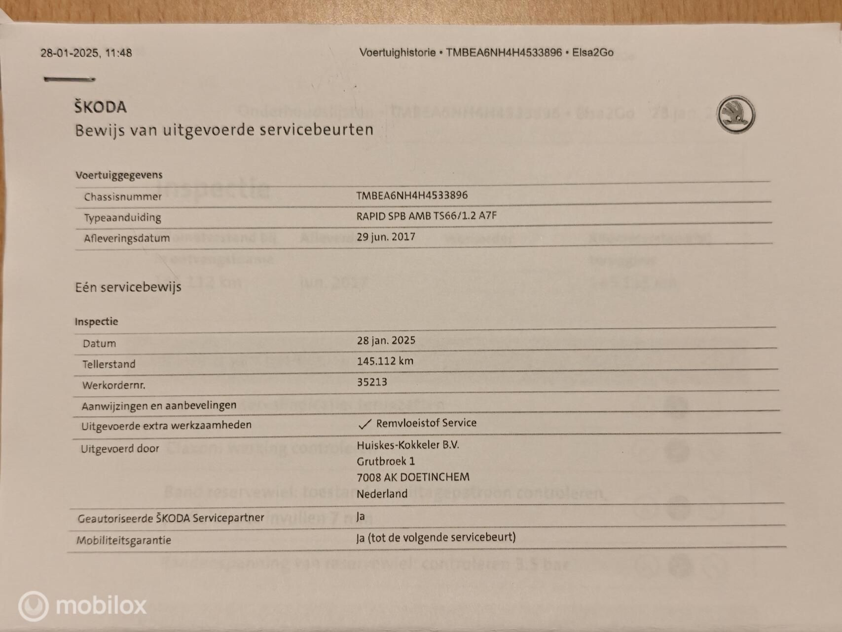 Foto van Skoda Rapid
