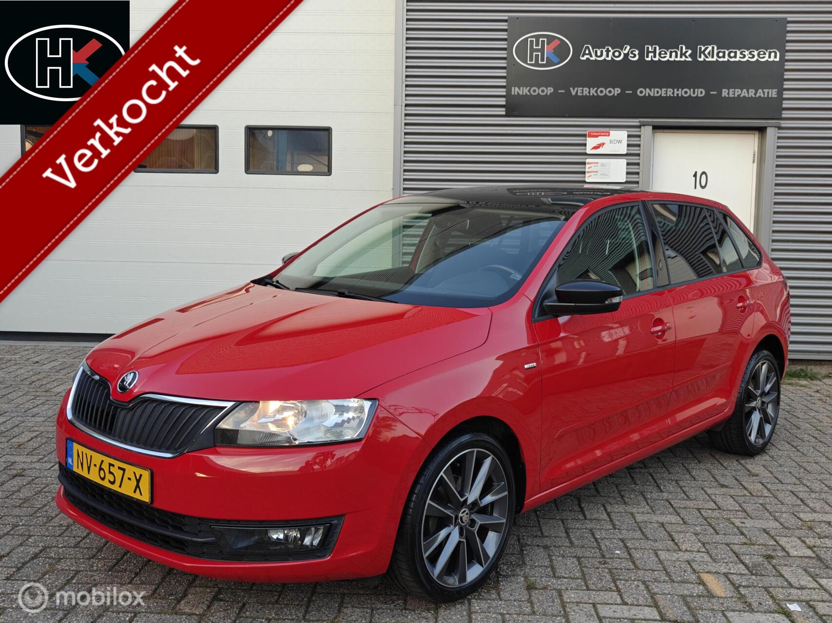 Skoda Rapid 1.2TSi DSG7 AUTOMAAT GT CLIMA PDC Pano 2017 - voorkant